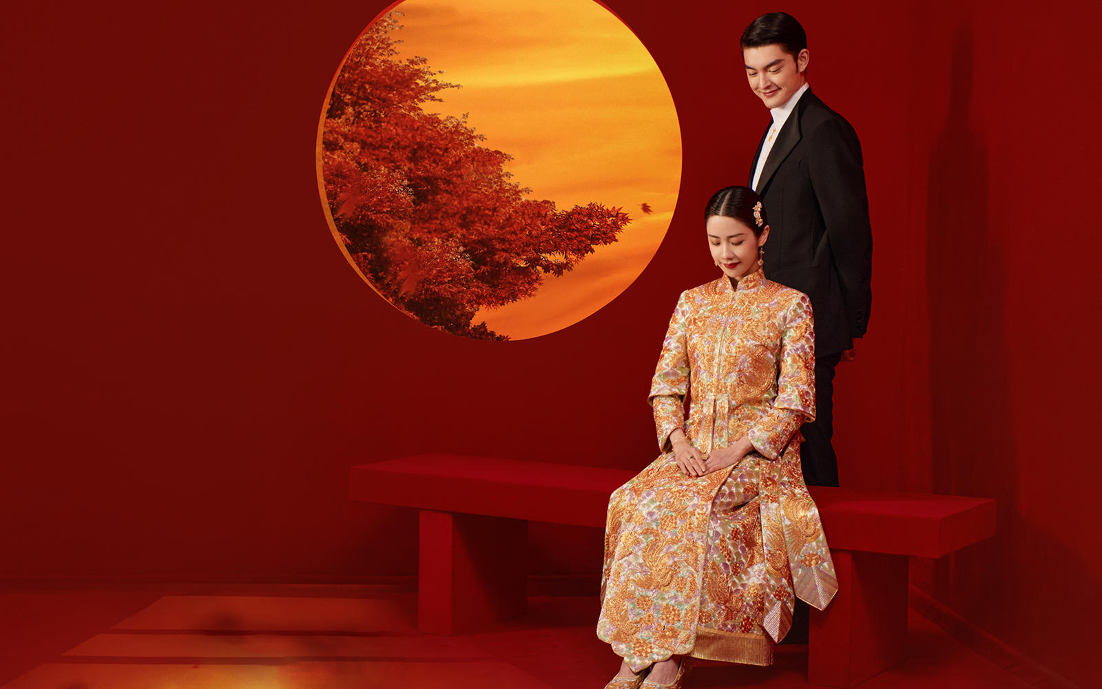 秀禾服婚纱照❤️东方美学古韵传承