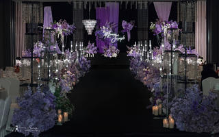 紫色水晶婚礼