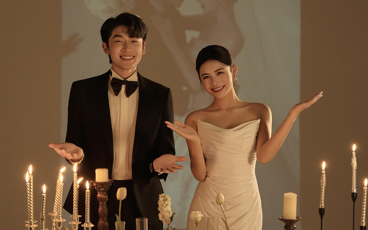 投影仪婚纱照天花板｜电影级氛围感直接拉满