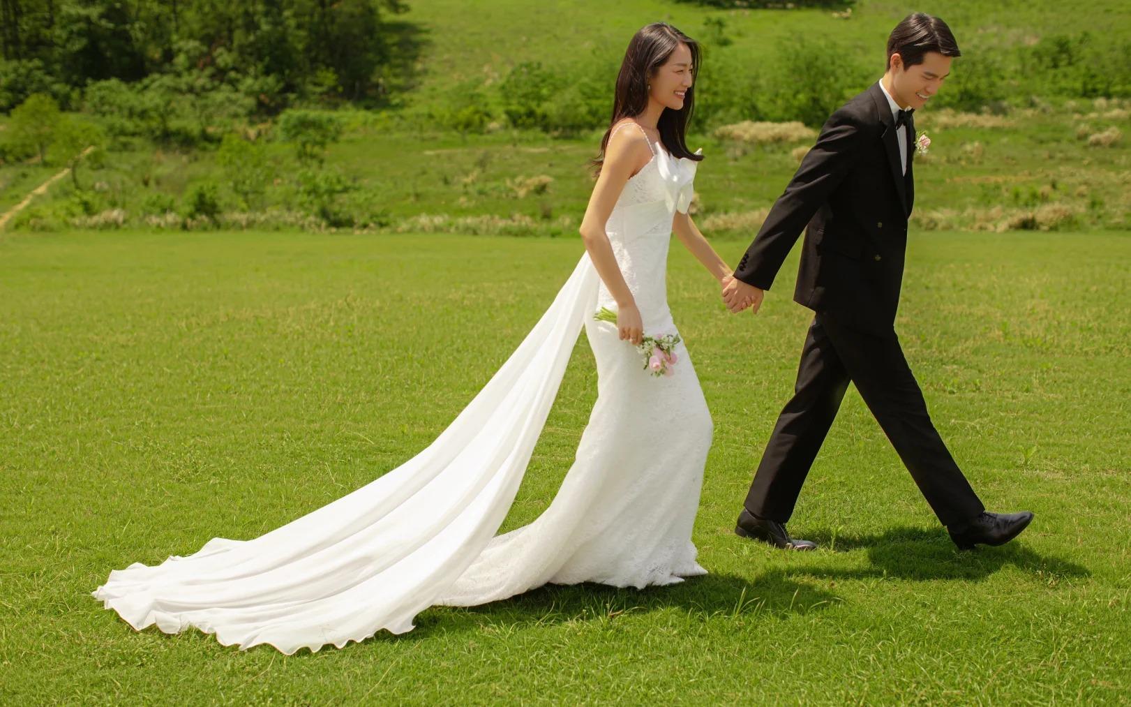 森系系列 草坪婚紗照