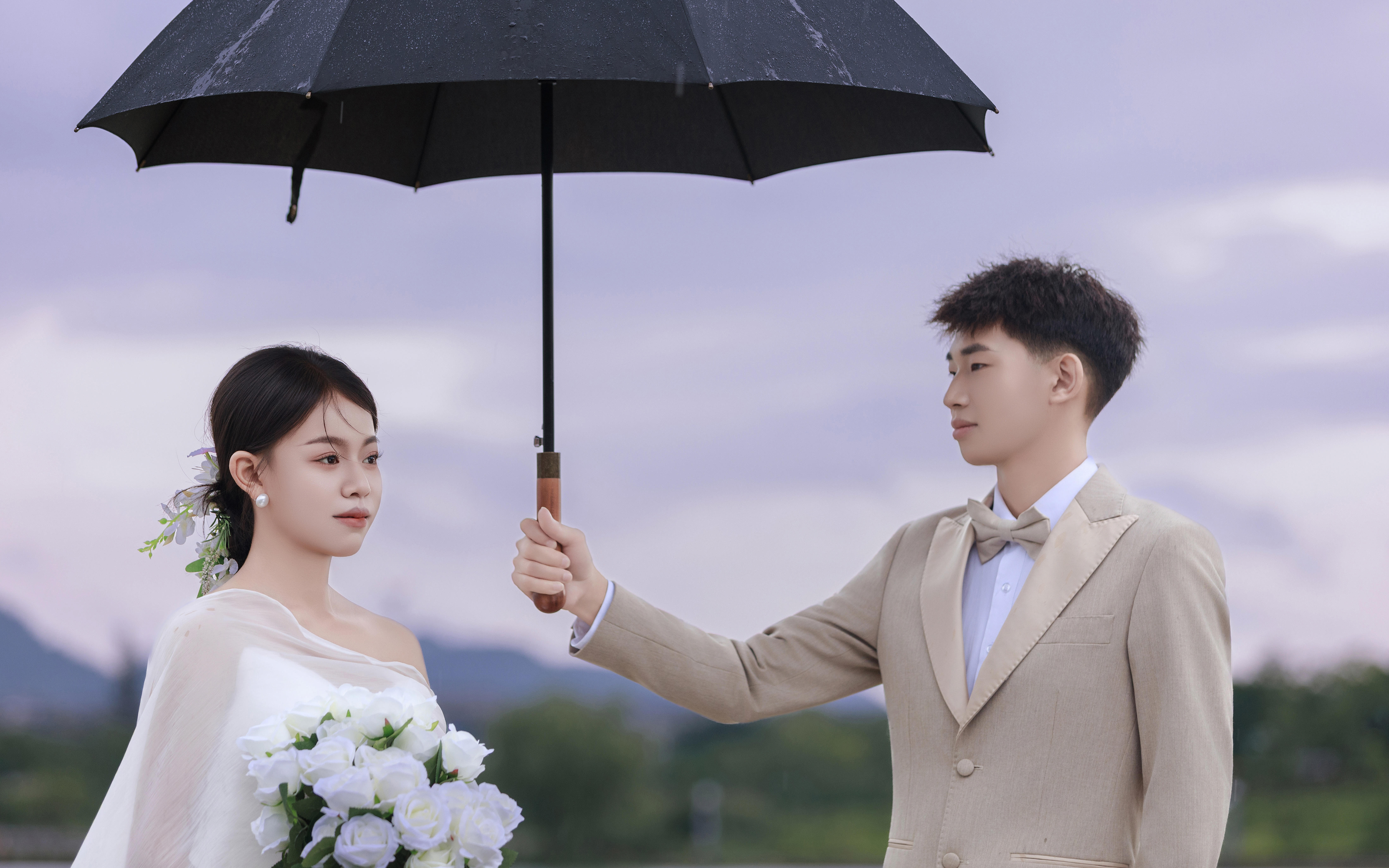 属于兴义自己的蓝调时刻婚纱照