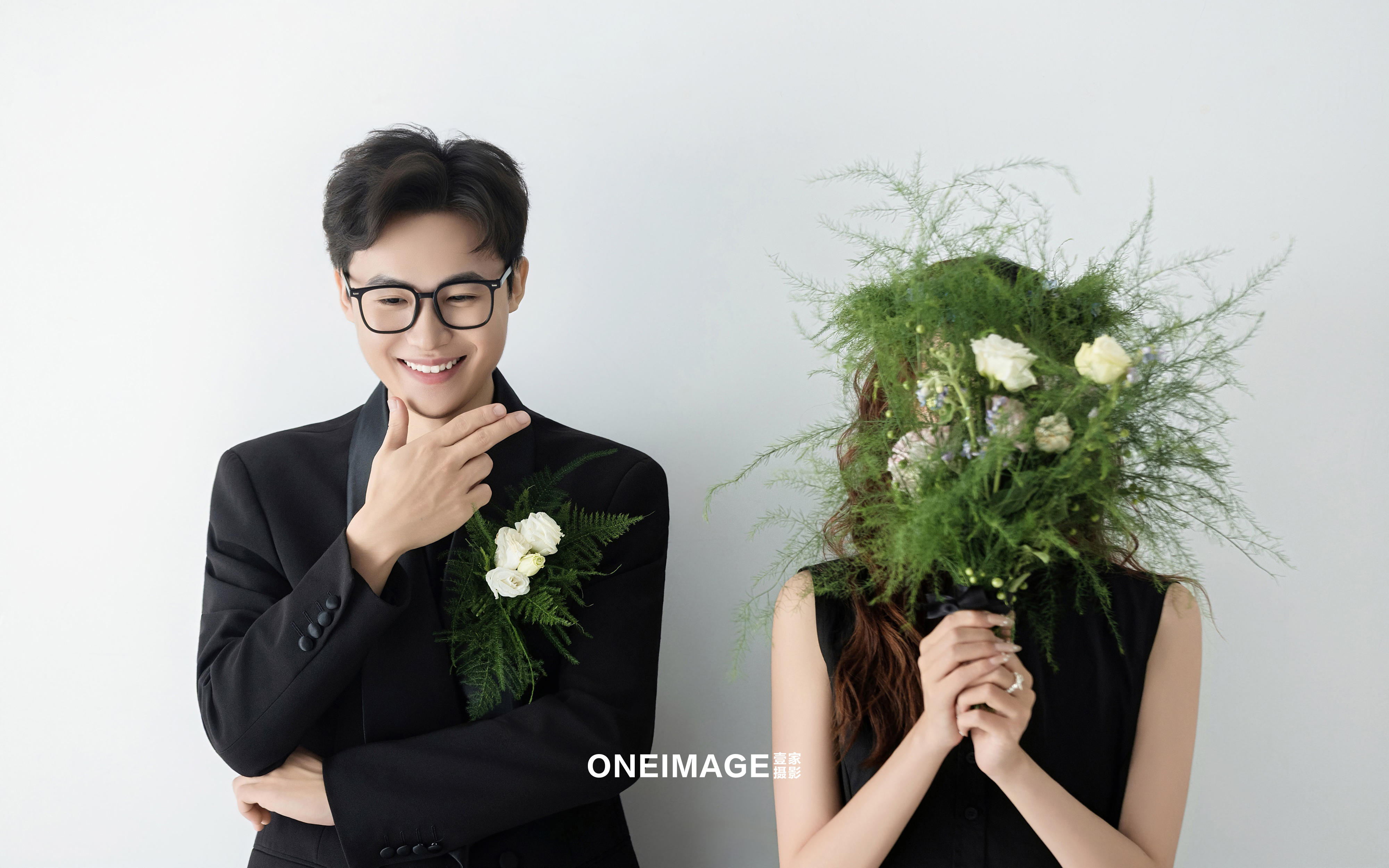 【壹家摄影】黑裙森系婚照 | 一眼倾心的心动感