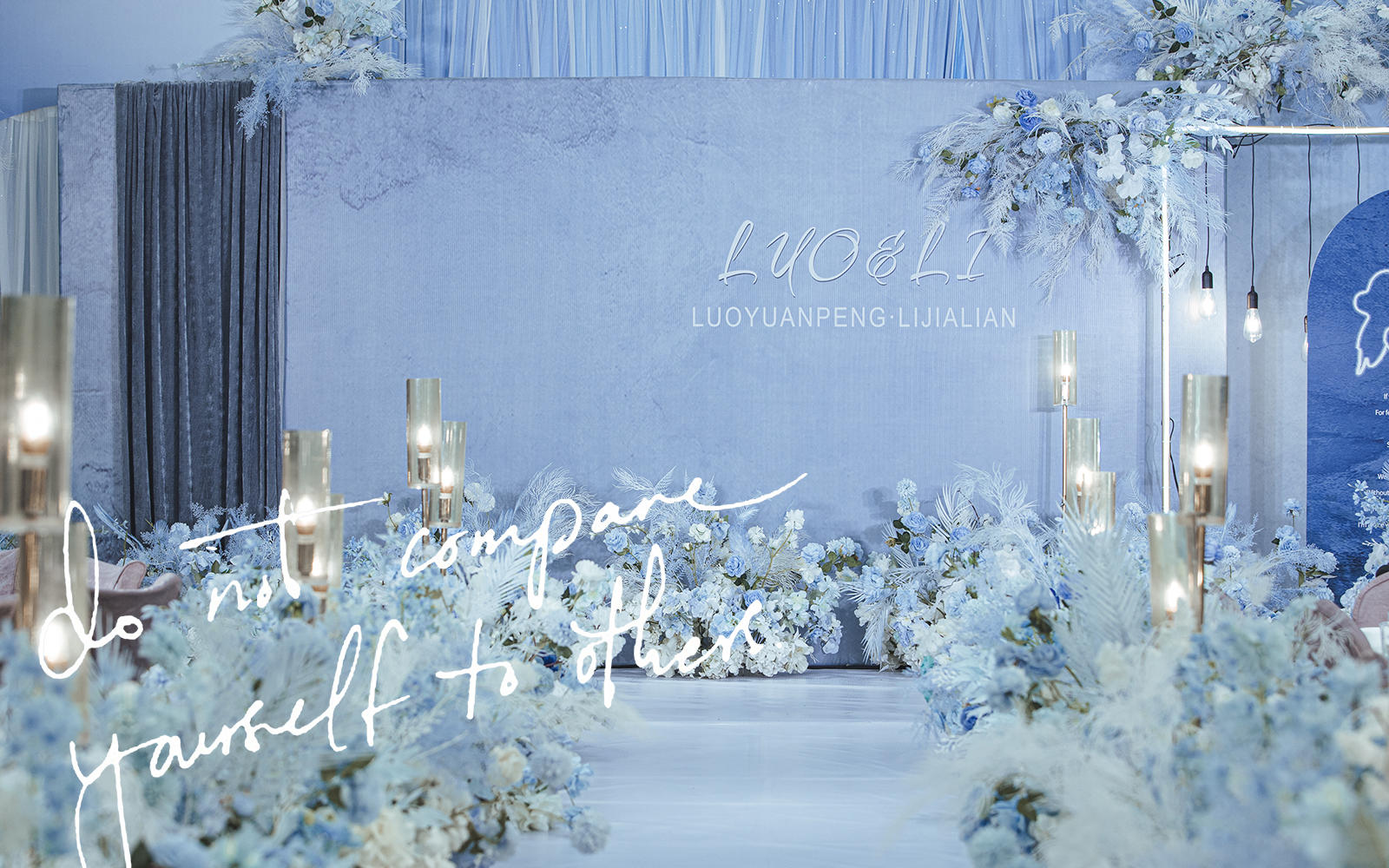 彩蝶婚礼｜小型婚礼之选含三大金人员【无吊顶】