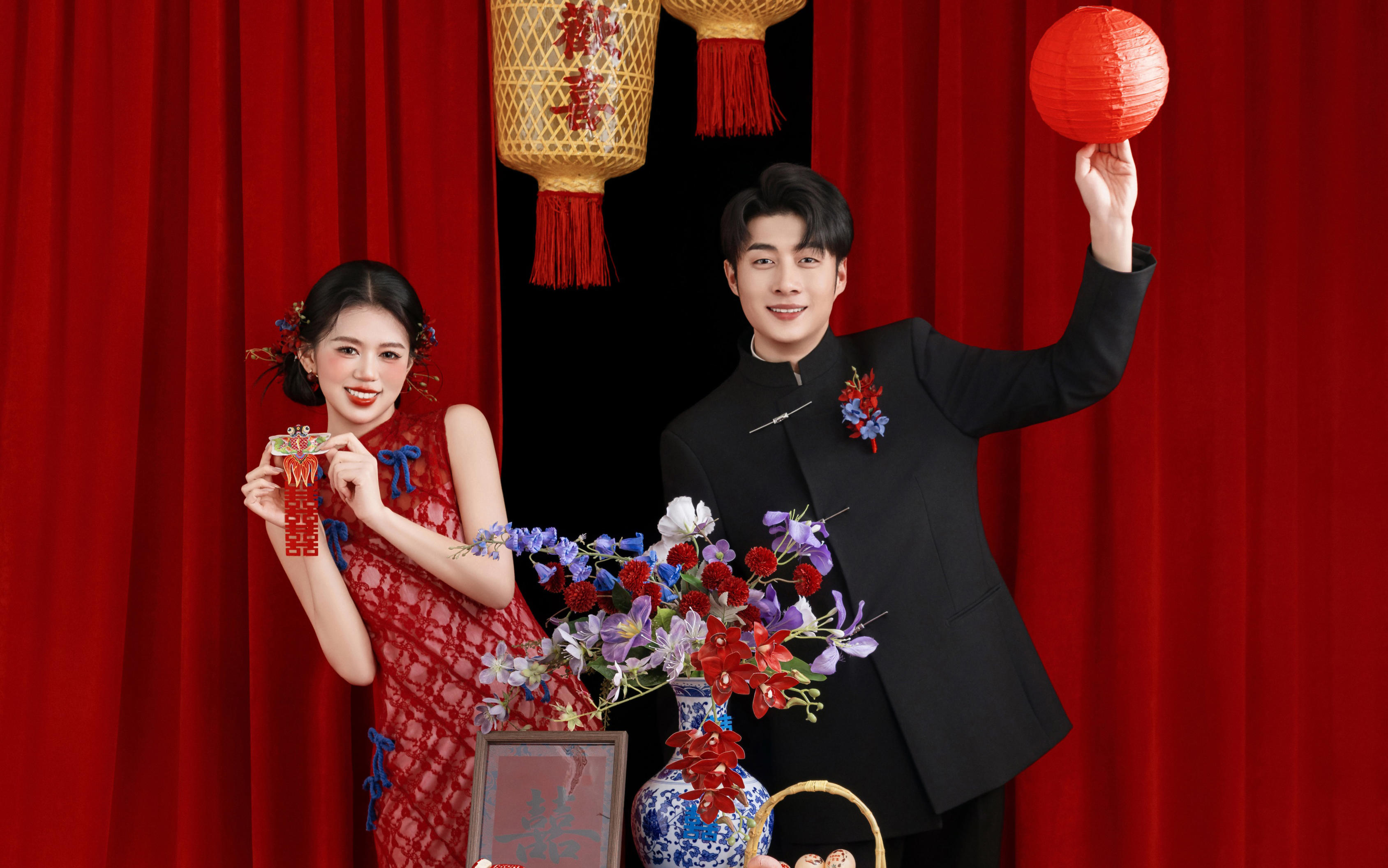 【壹家摄影】超甜预警！新中式喜嫁婚照的浪漫拉满~