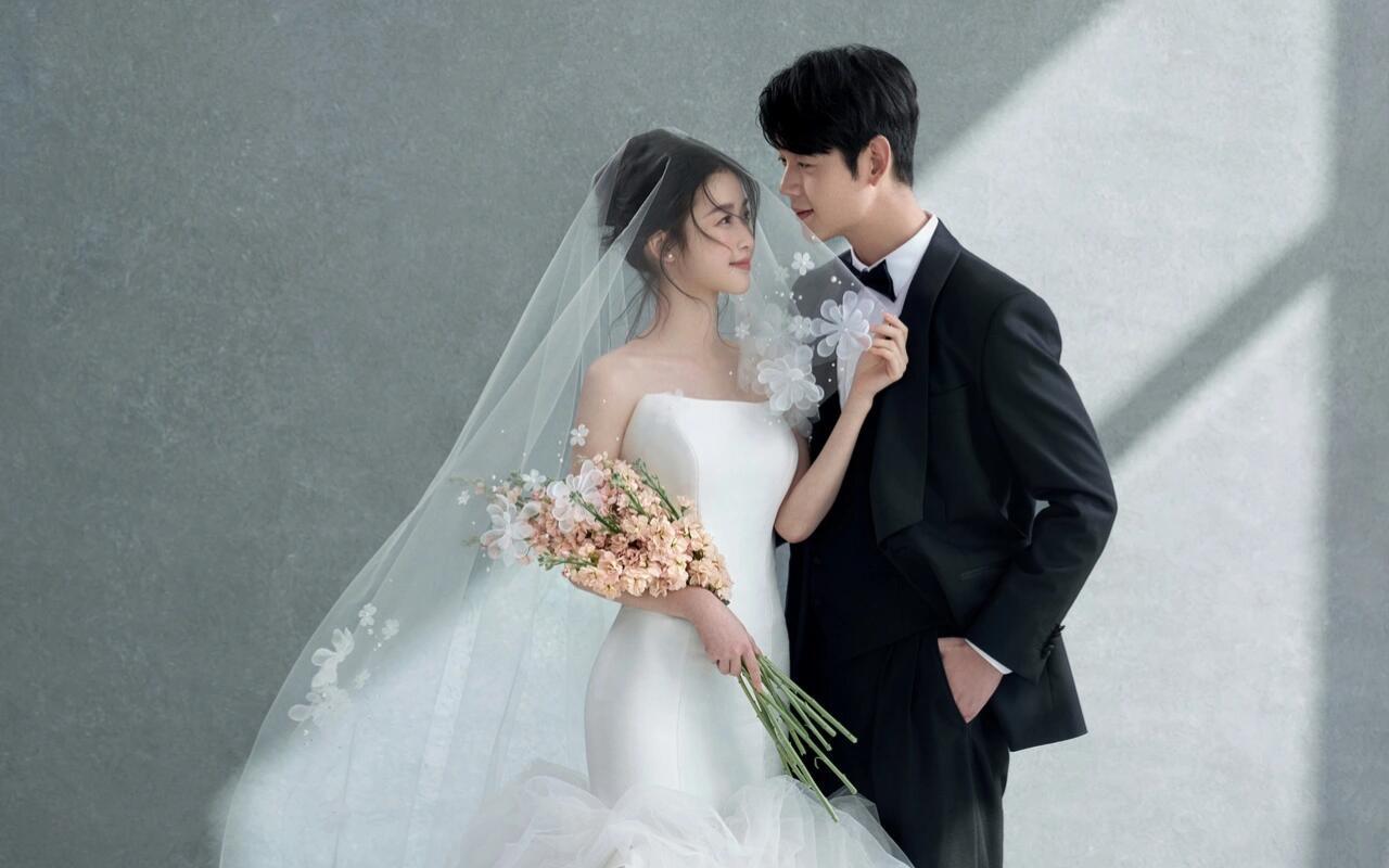 内景肌理婚纱照