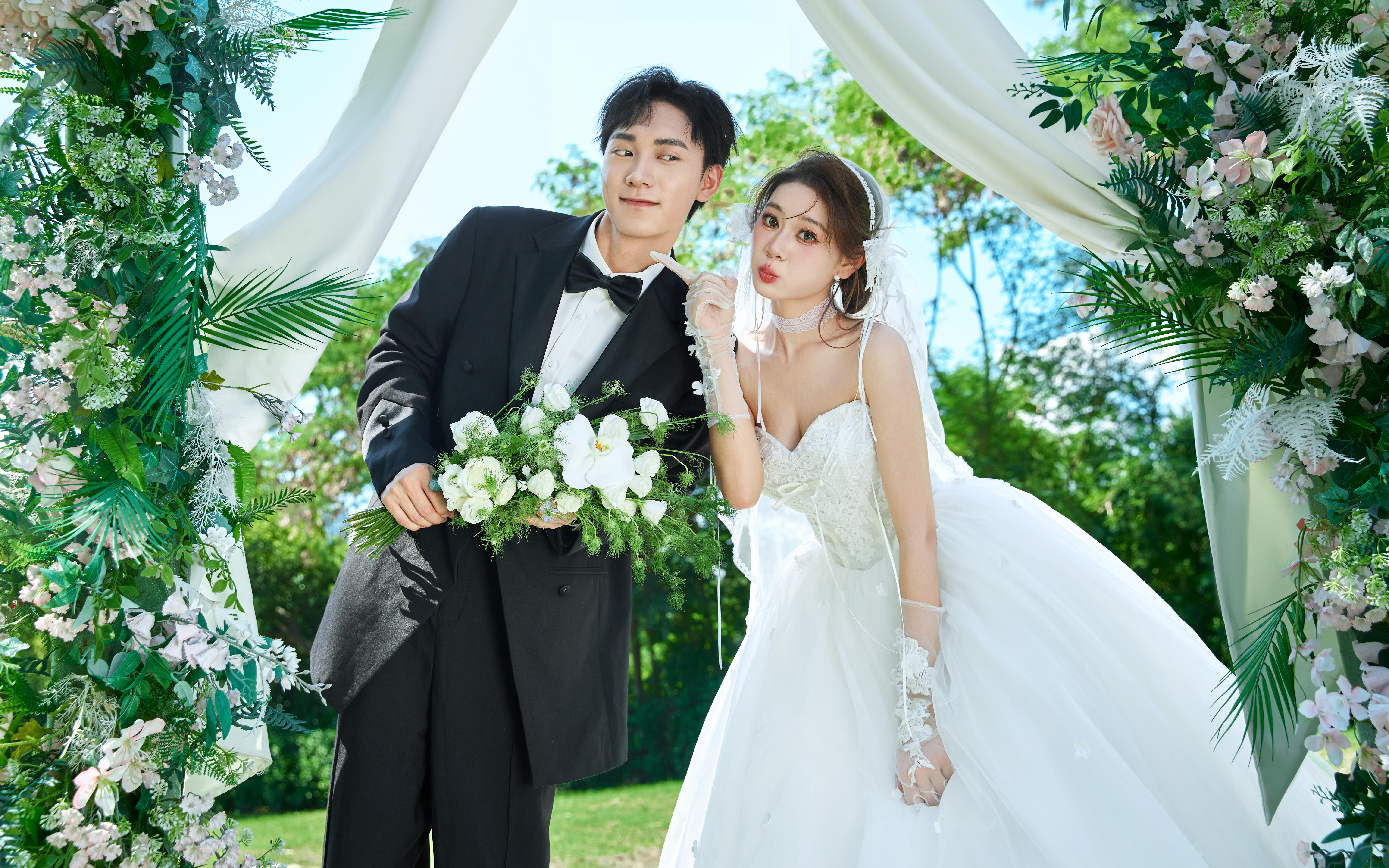 【玫瑰海岸】真的愛瘋了-小清新韓系婚紗照
