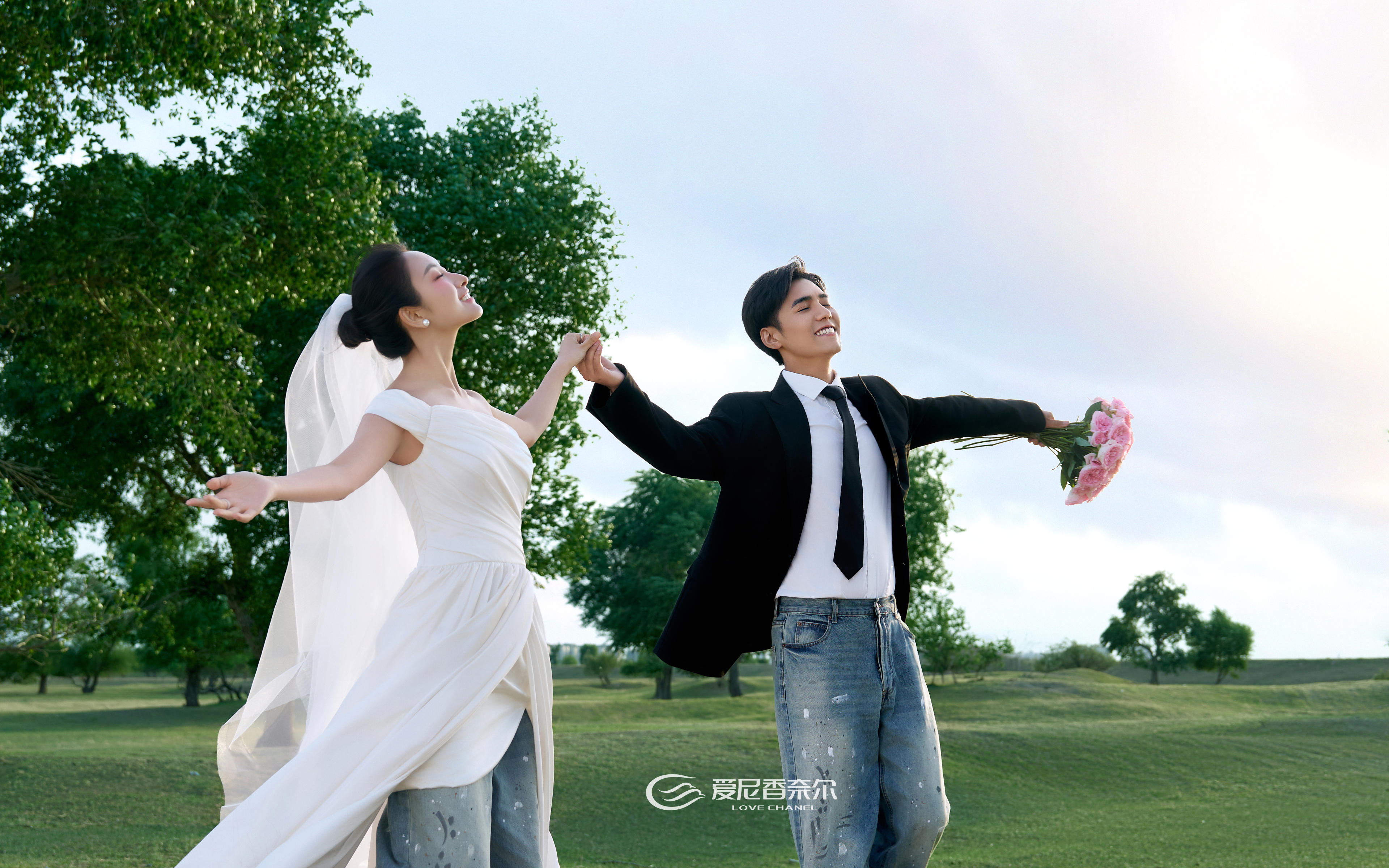 紀實森系休閑風婚紗照