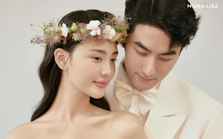 韩式小清新婚纱照，森系室内风格美哭了