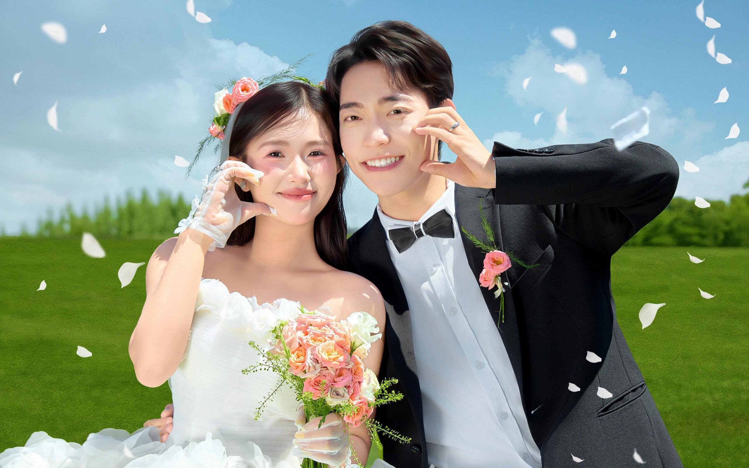 治愈的草坪婚紗照～墜入森系的心動陷阱