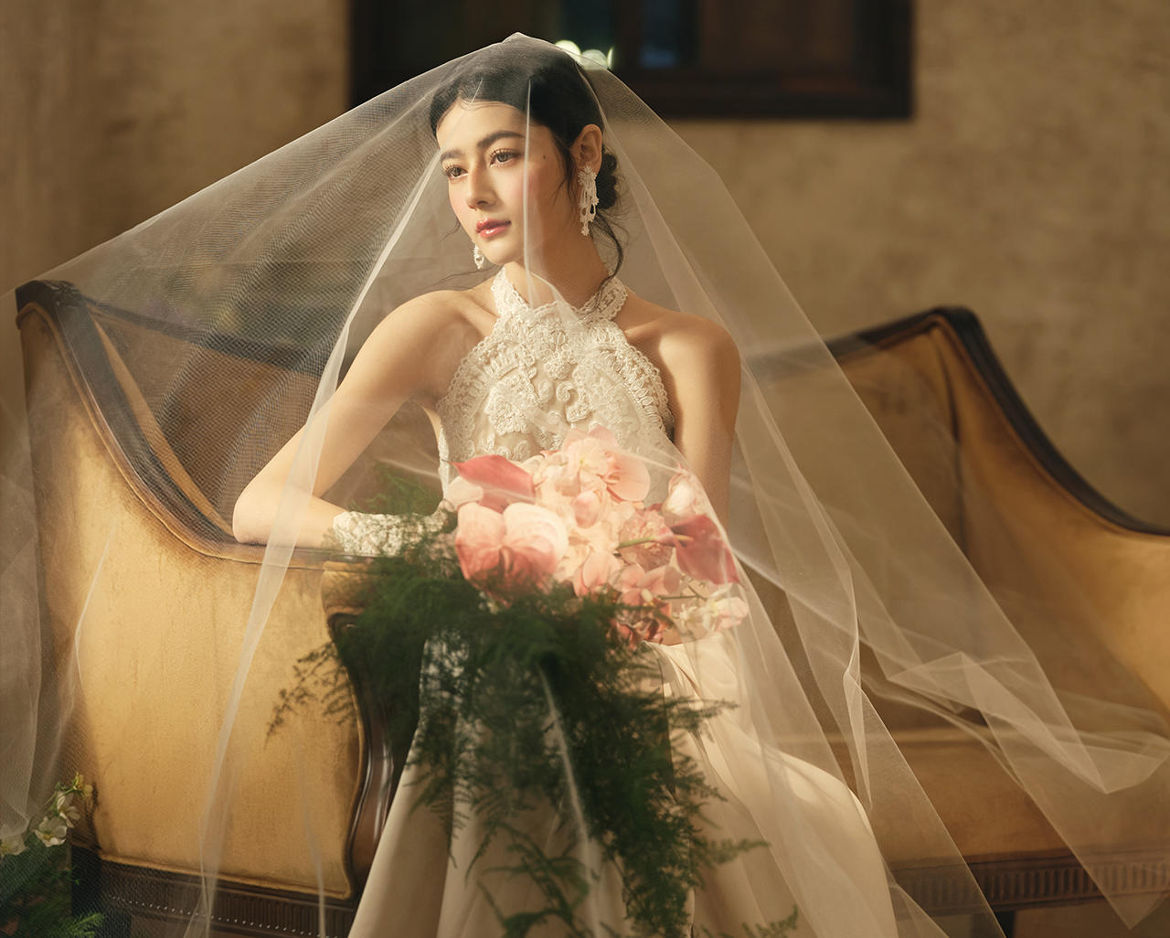 理想中的法式婚纱照~氛围感绝啦