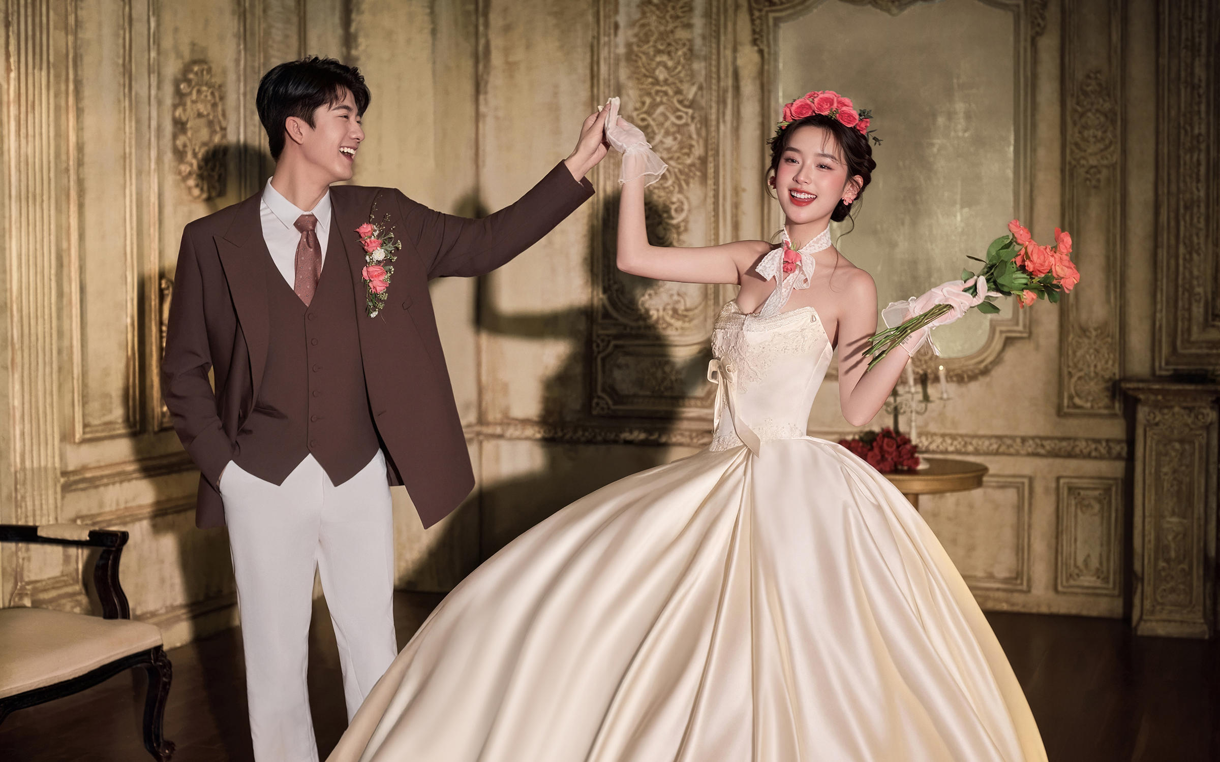 解锁公主风婚纱照，奔赴往后余生的甜美童话生活