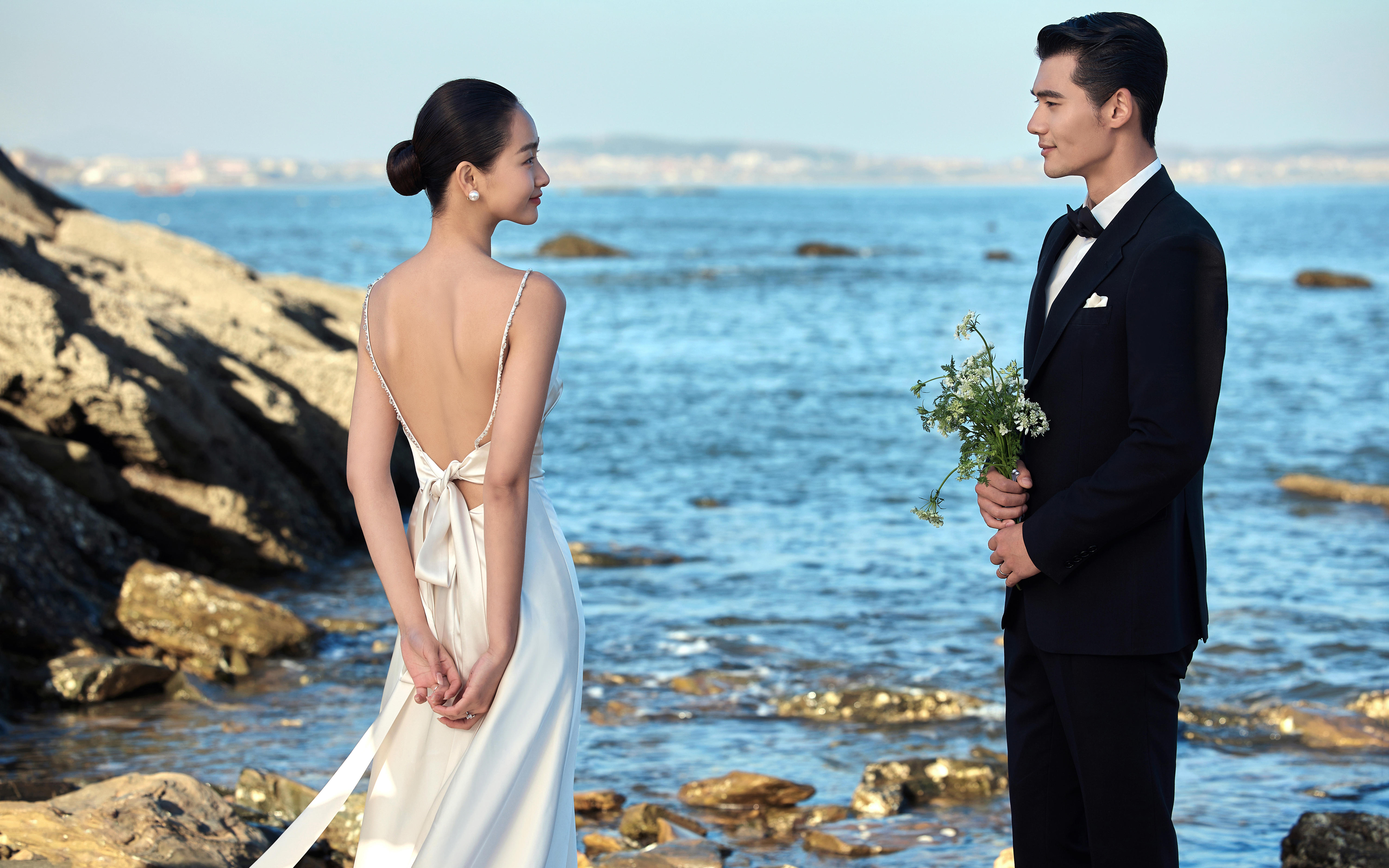 深圳私藏美美看海處??小眾海邊礁石婚紗照