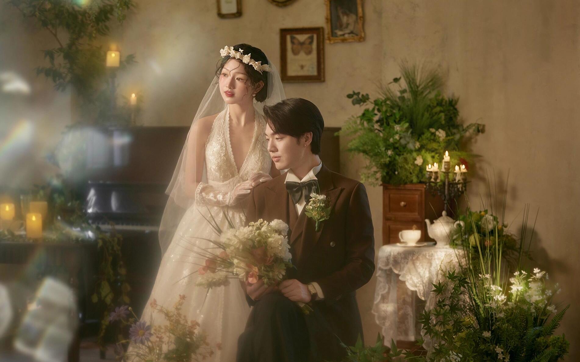 【小众法式】法式复古婚纱照建议姐妹们放心冲