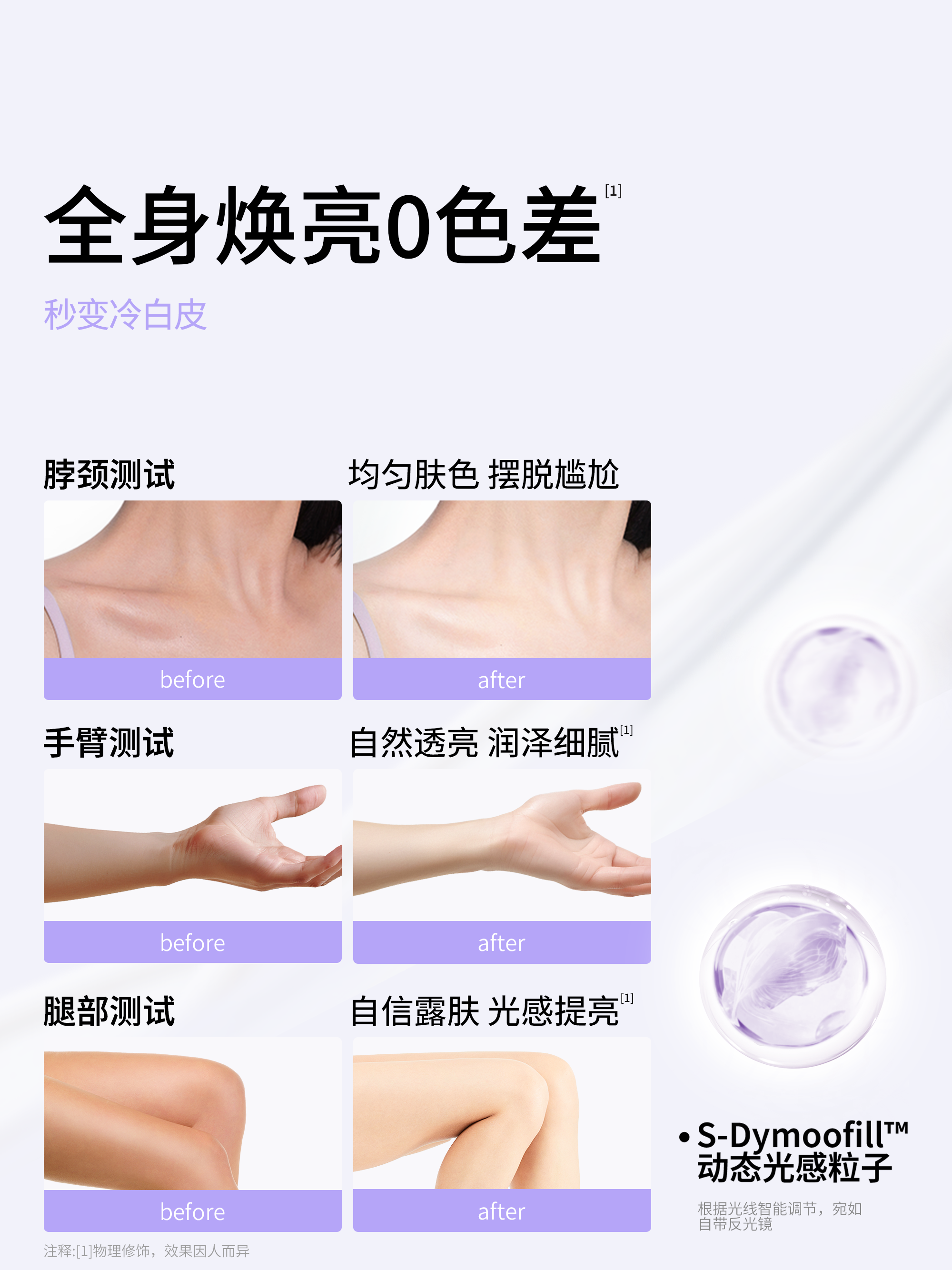 木子言身体素颜霜·自然提亮不假白防水持久免卸
