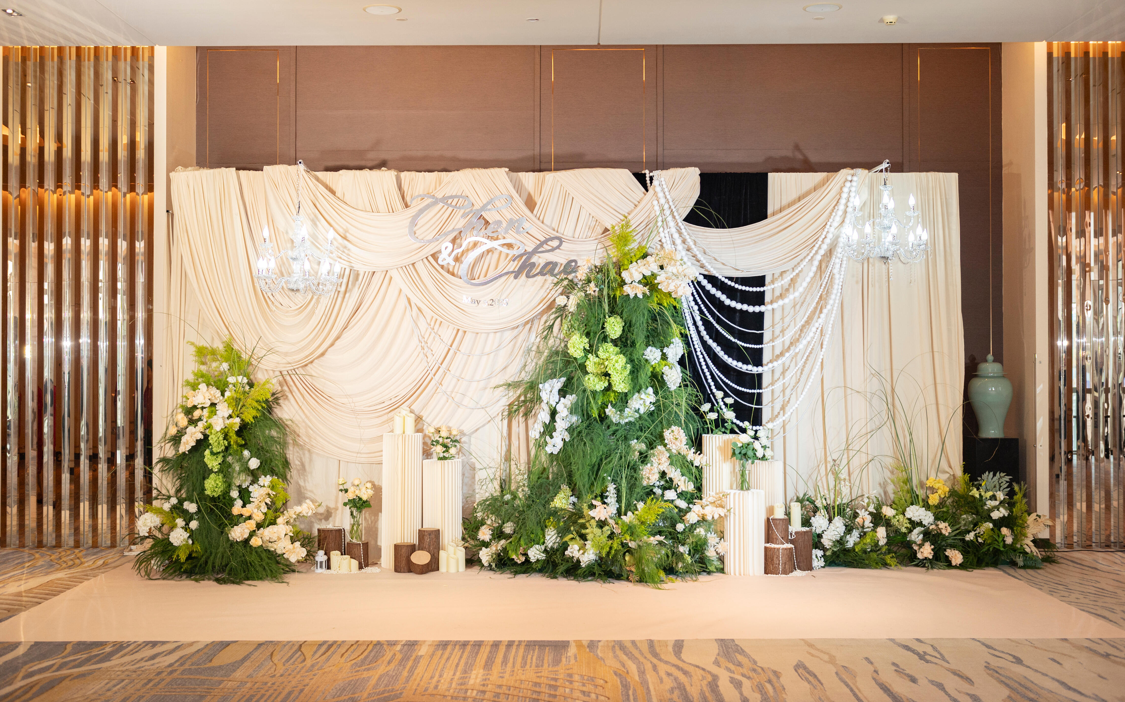 浪漫婚禮定制-布幔森系