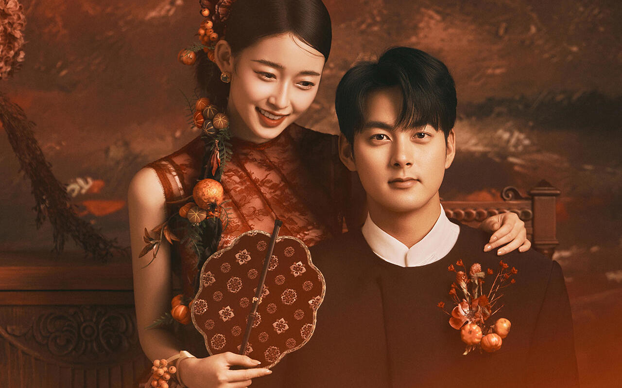 端庄大气的中式婚纱照，承载东方美学的经典