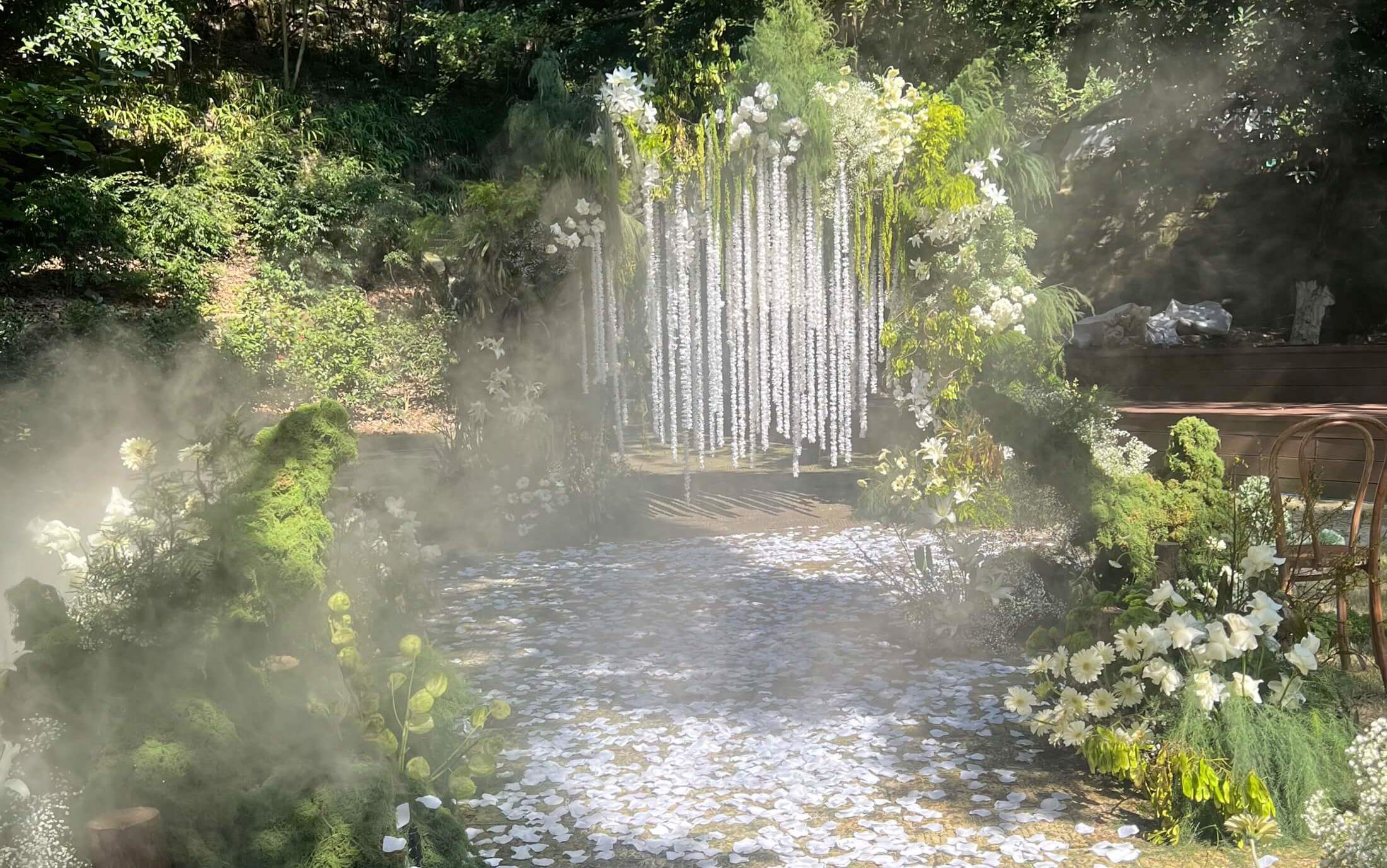 【鳳凰精致婚禮】『野生自然系小眾戶外白綠色婚禮』