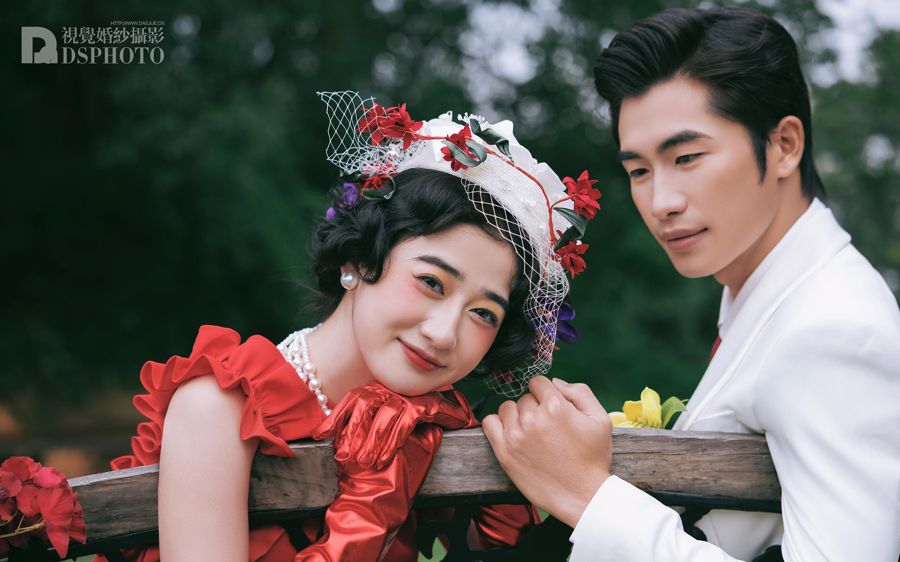 找到了！梦想中的法式草坪婚纱照，瞬间变身小说女主