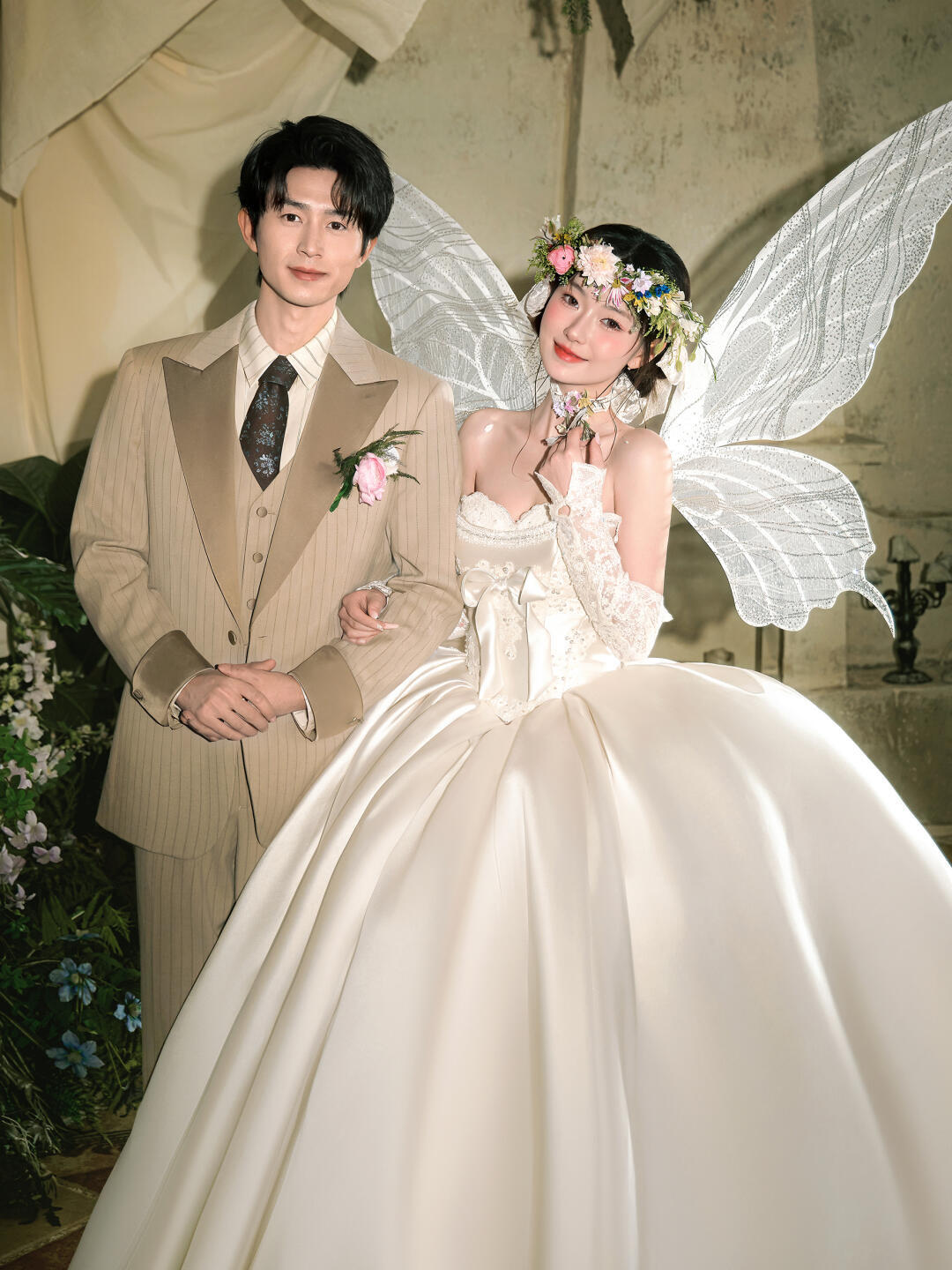 超韩式室内婚纱照  