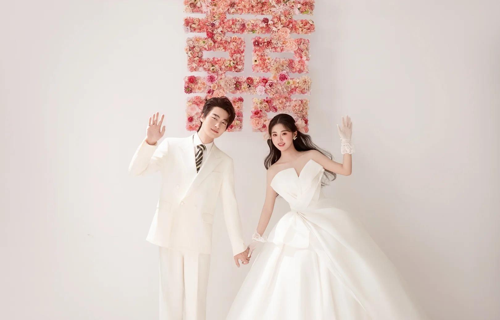 韩式简约婚纱照