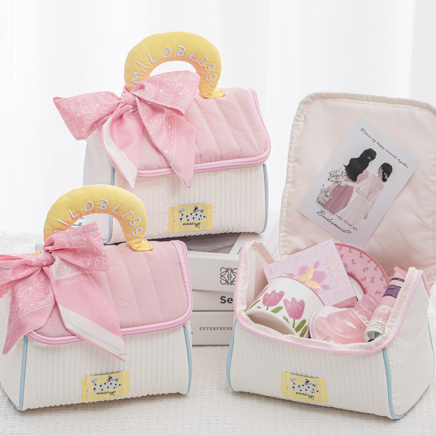 小房子化妝包實用伴手禮送伴娘成品發(fā)貨