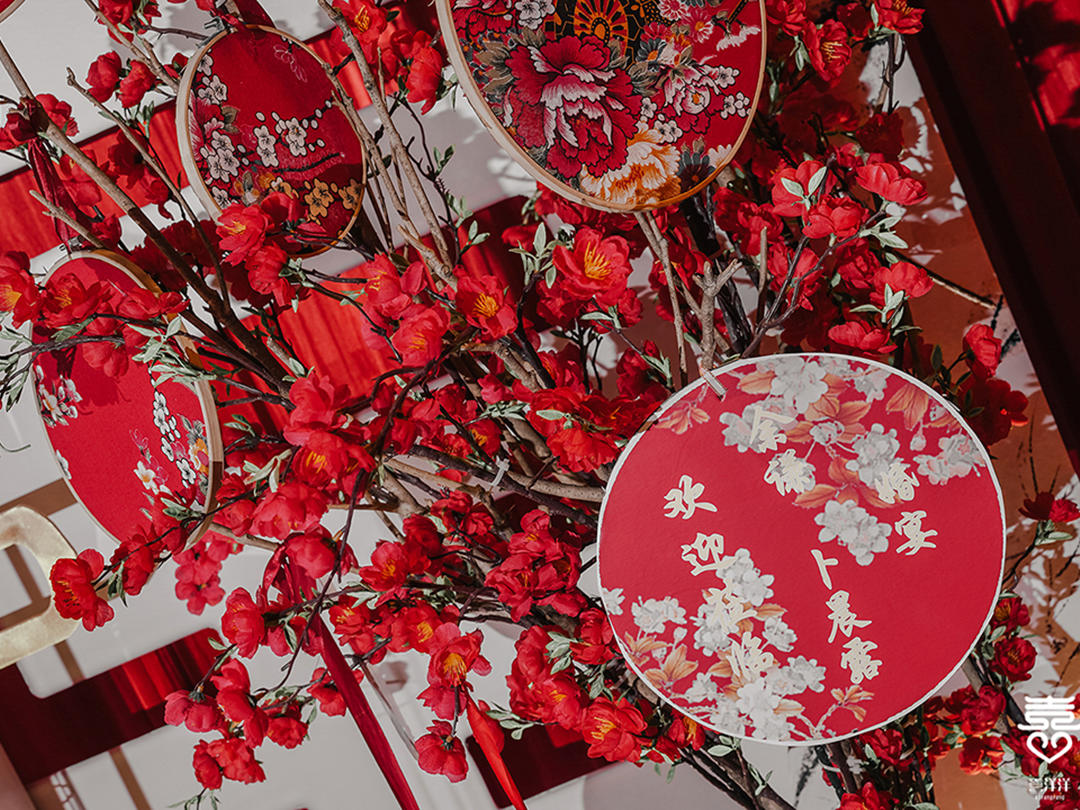 价格8800元的蓝色新中式场布套餐