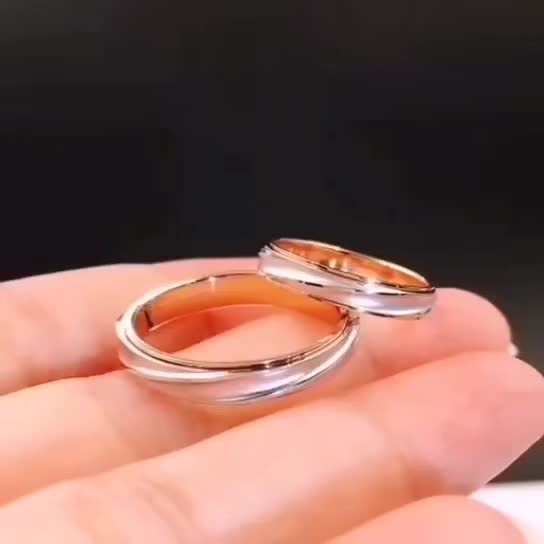 关于爱-七夕特别款18K金分色对戒