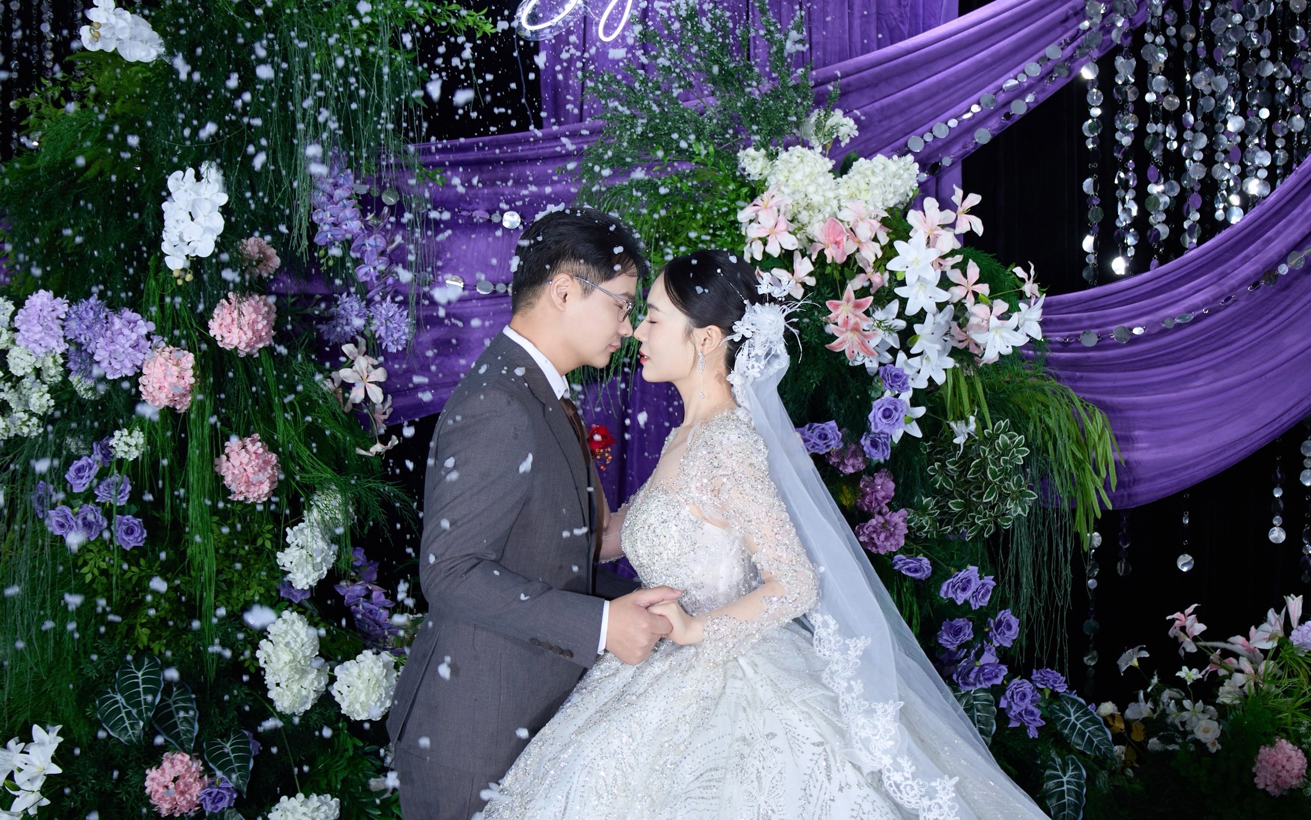 温柔至死的紫绿系婚礼