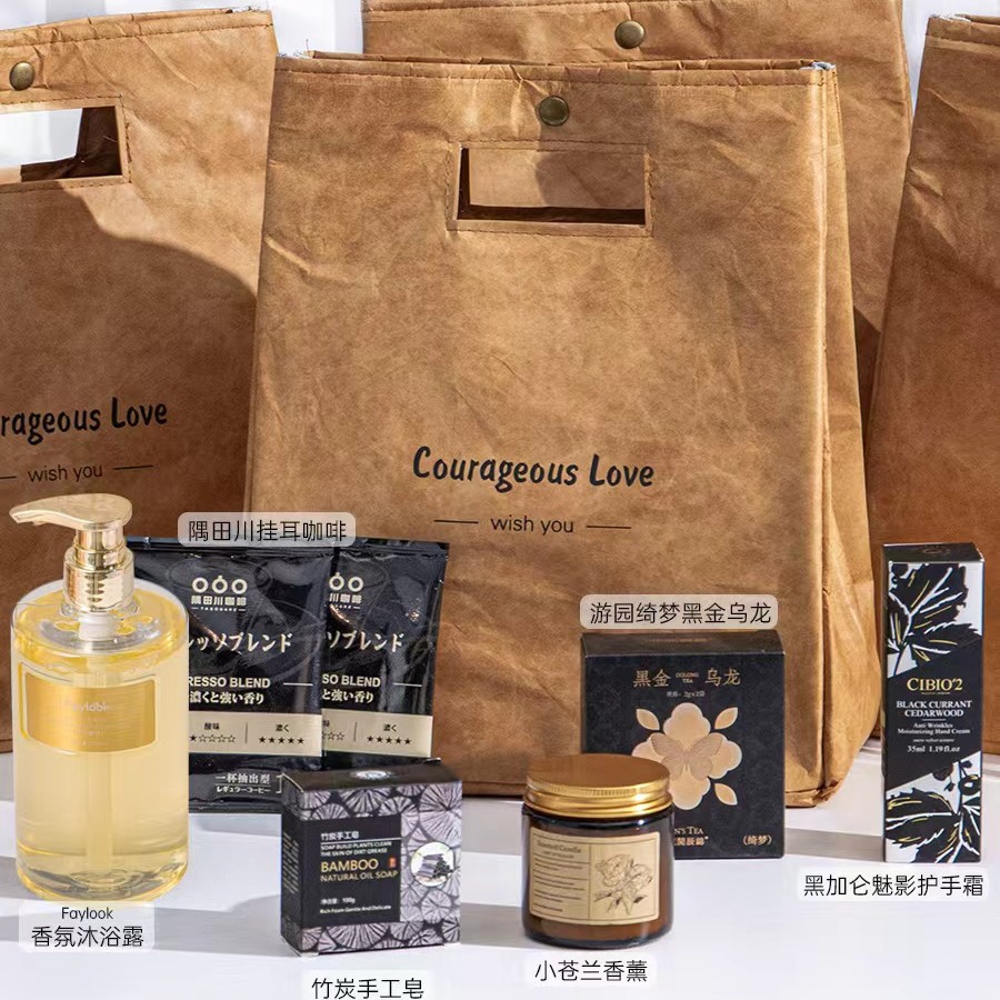 杜邦紙手提袋伴郎高端商務(wù)伴手禮 