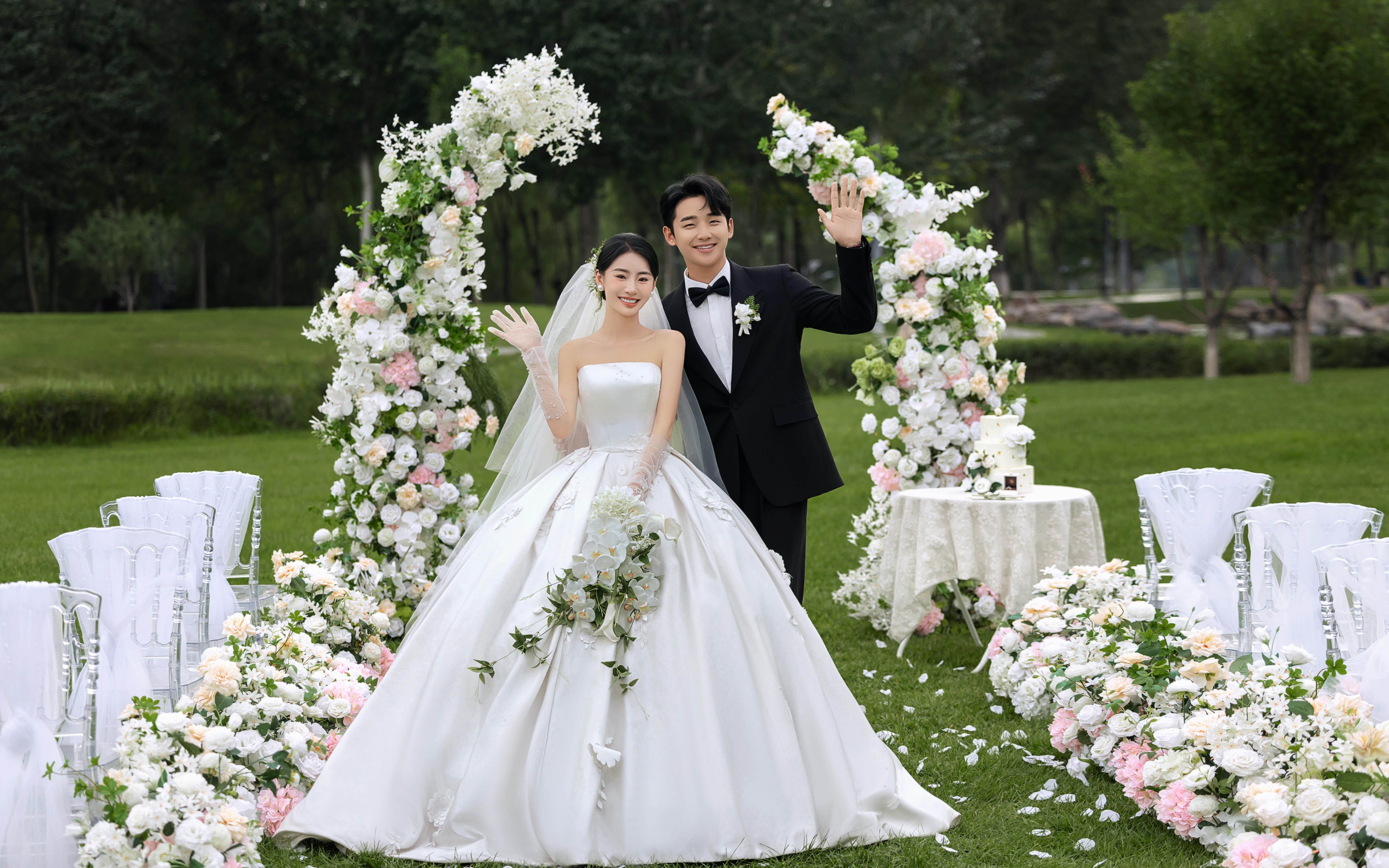目的地婚礼婚纱照