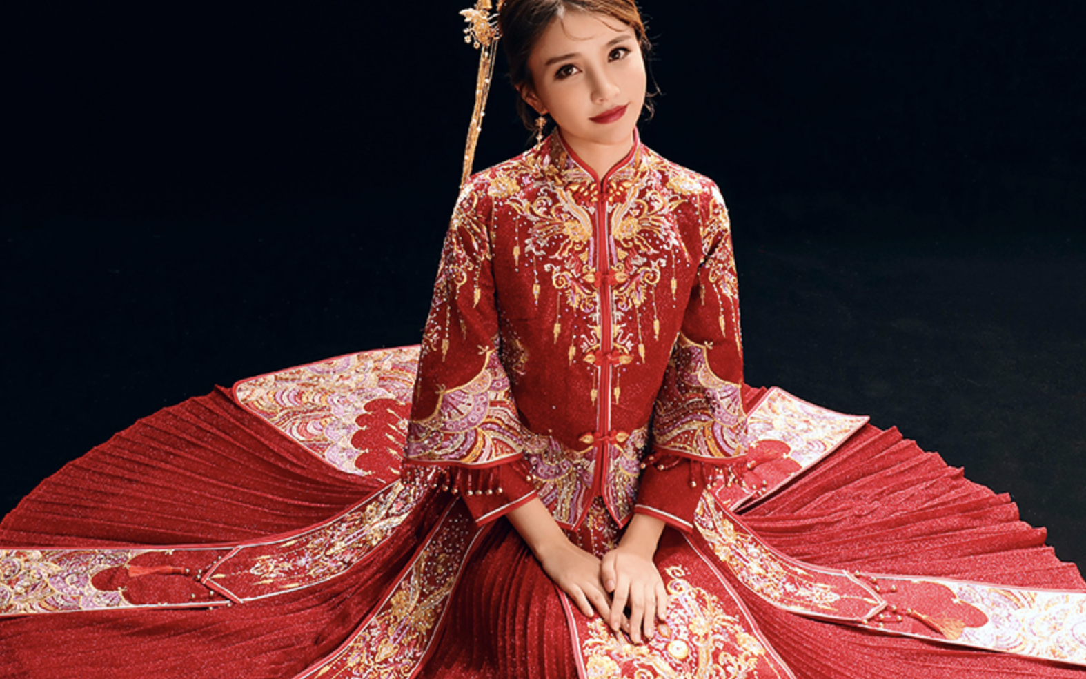 秀禾服新娘2019新款红色结婚礼服中式嫁衣