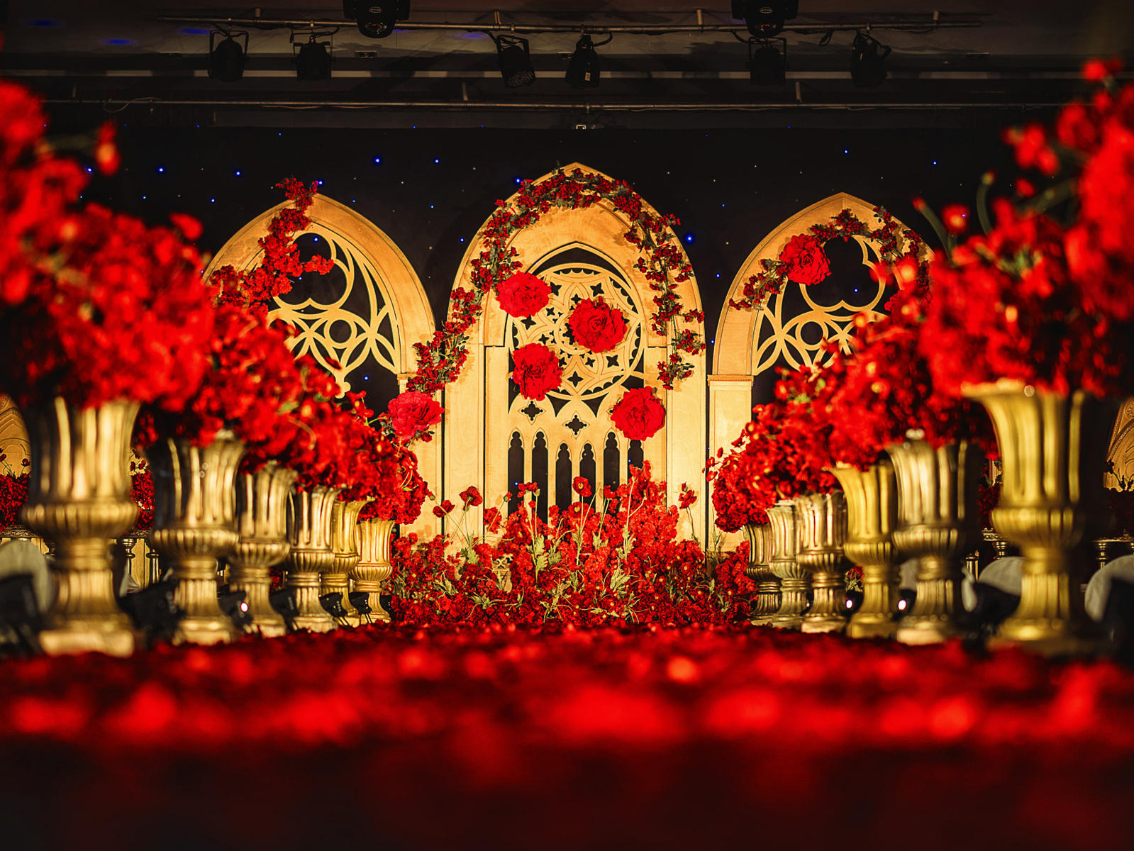 红玫瑰主题高端定制欧式婚礼