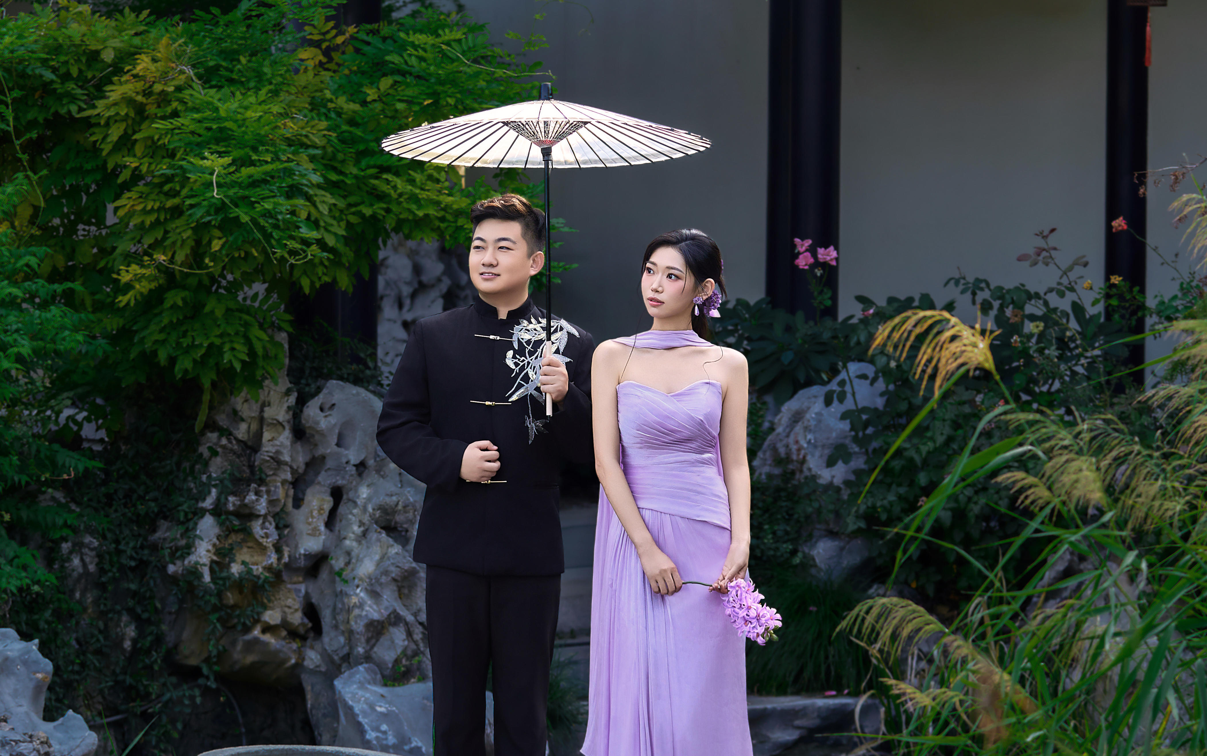 被问爆的紫色新中式美到窒息