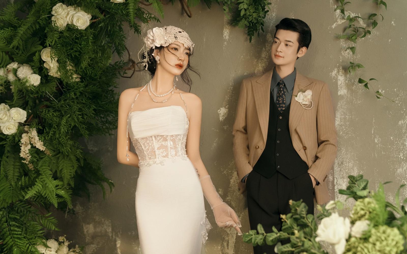 我也不想心动💗可它是鲜花法式婚纱照诶