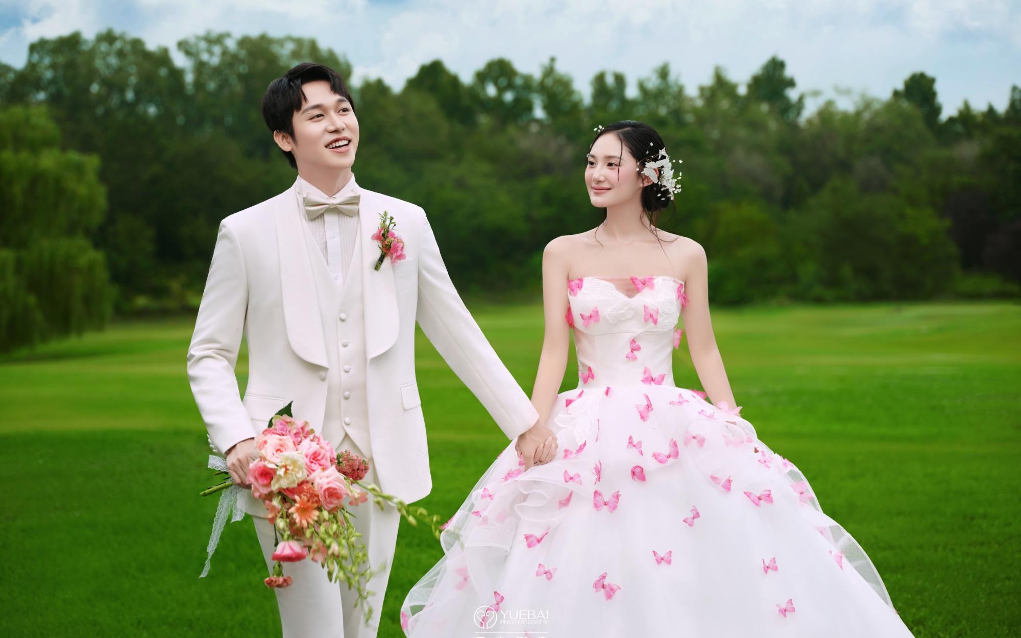 公主👸请拍婚纱照！粉色裙子真的太出片啦🎉