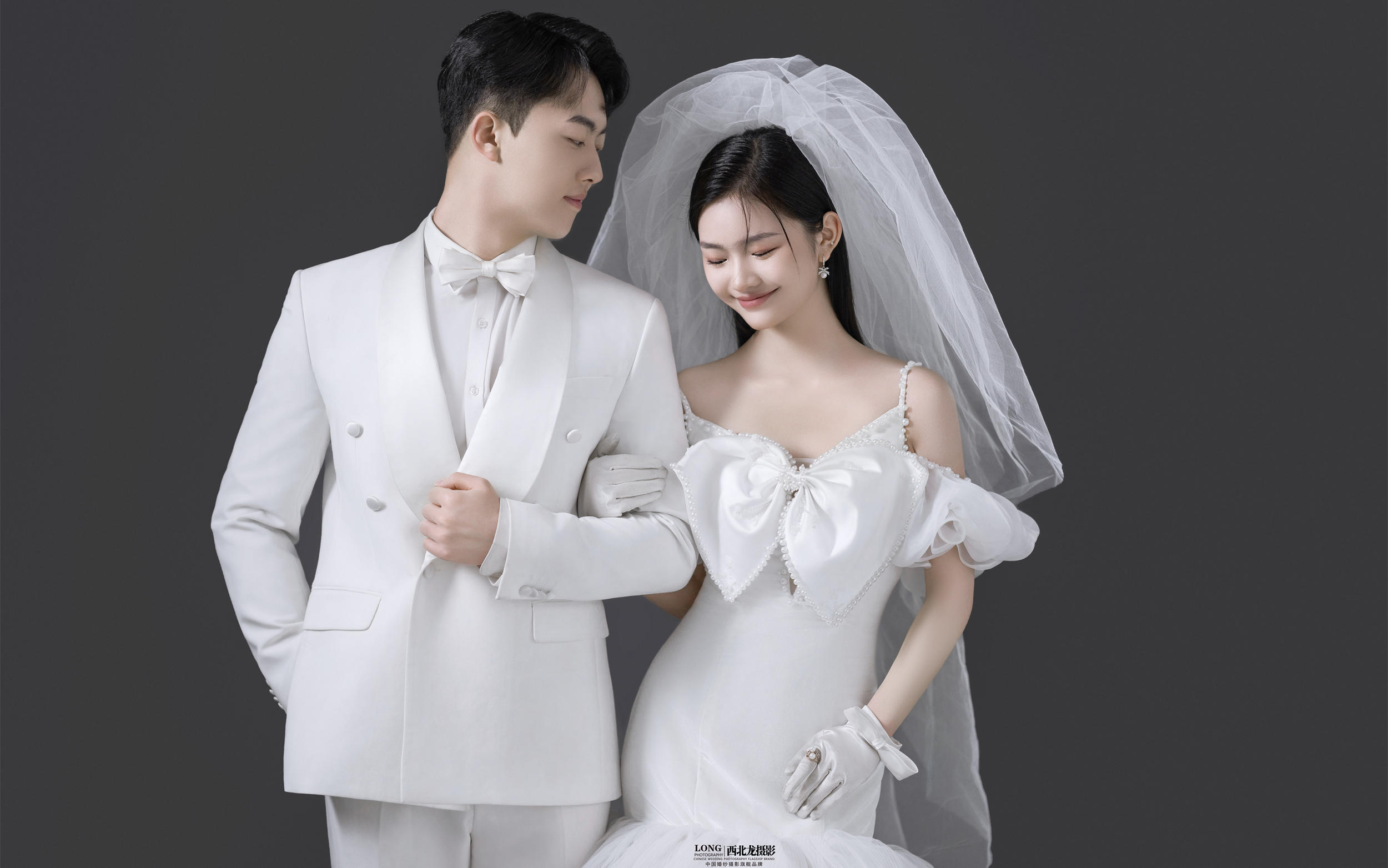 结婚一定要拍的极简主纱婚纱照❤幸福感满满