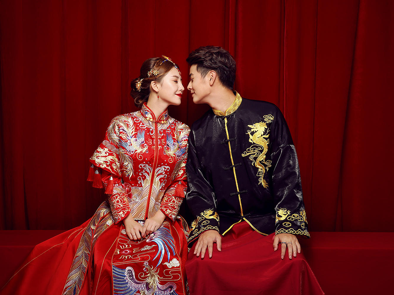 中式古典婚纱照_中式婚纱照(3)