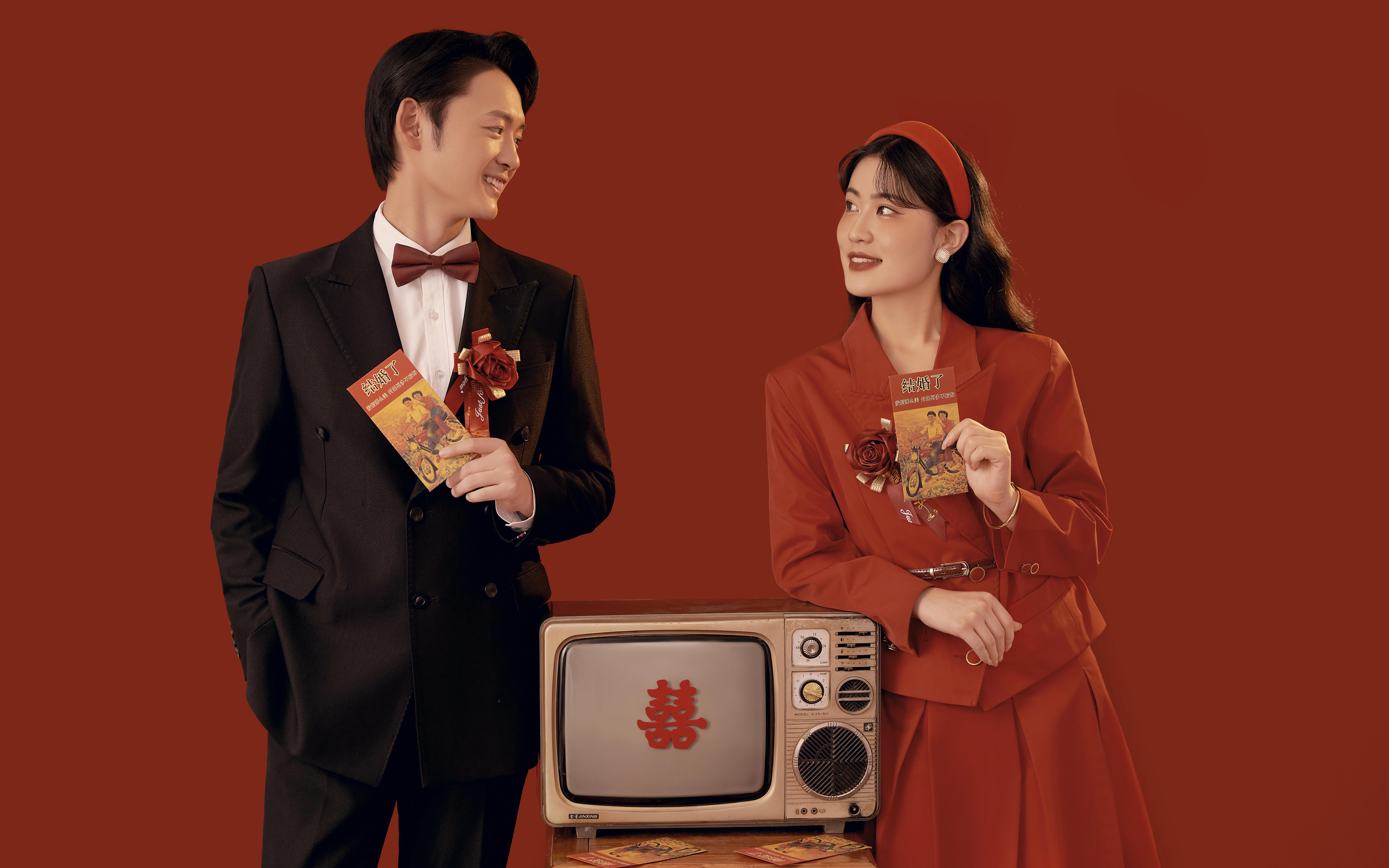 新中式喜嫁婚纱照，全家都在夸