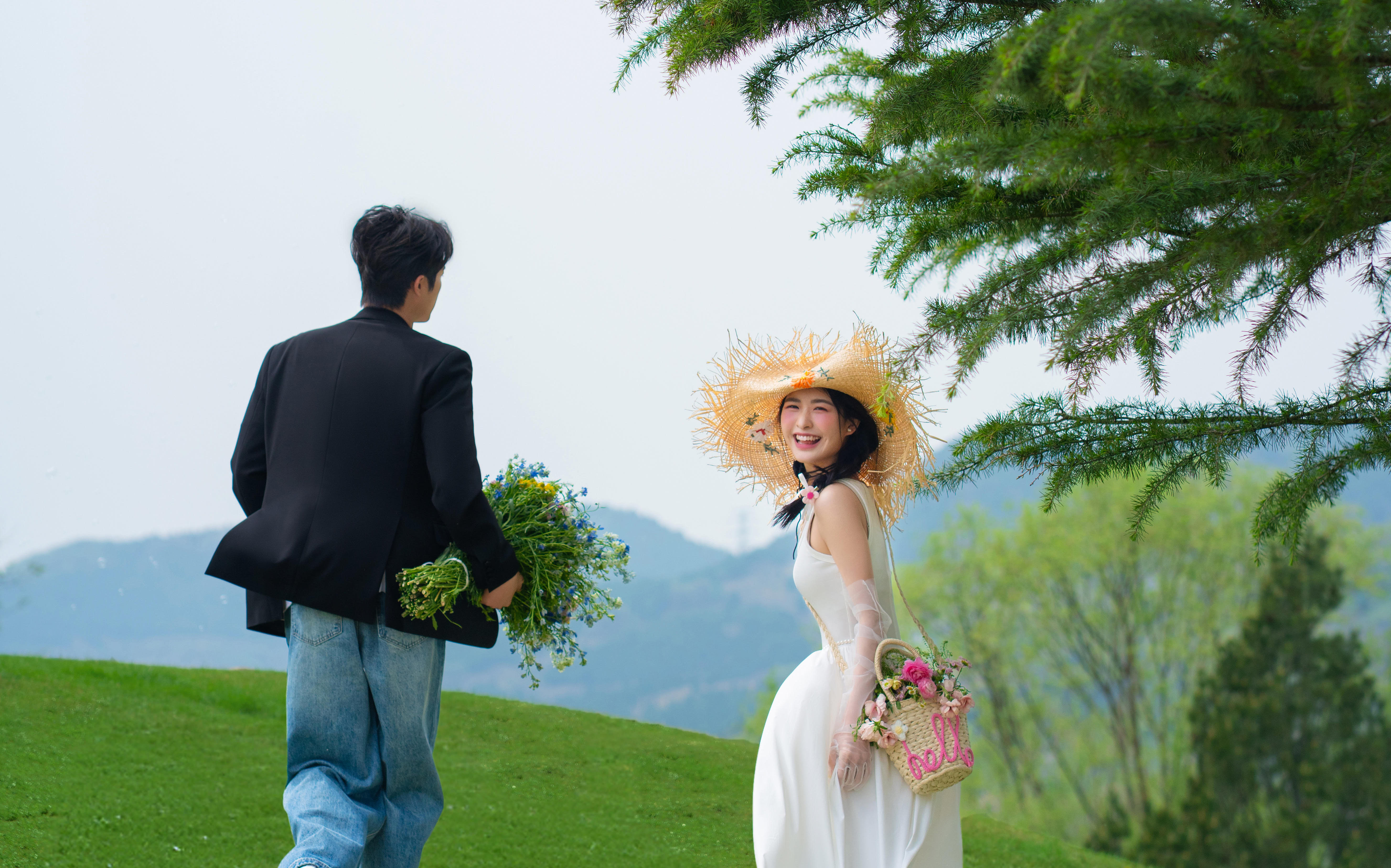 无法抗拒的纪实森系婚纱照🌿生命力满分