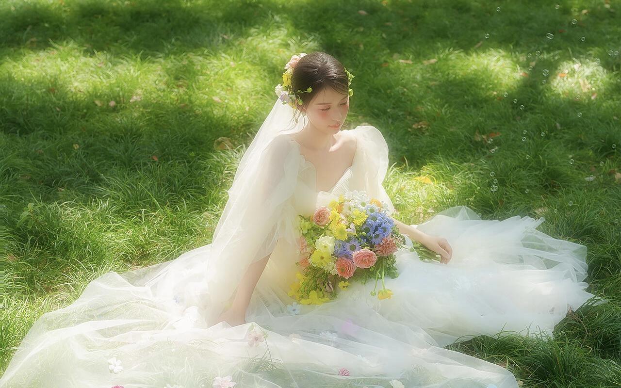 十光堇 | 去春天里遛遛弯💐轻氧森系婚纱照