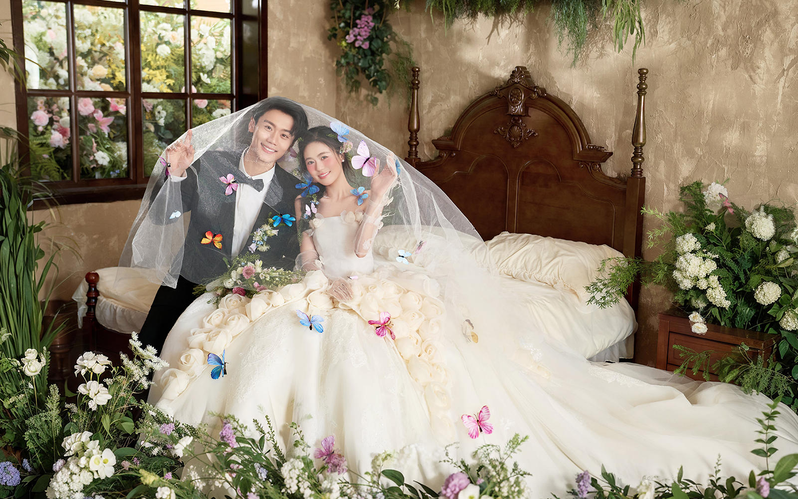 花房姑娘婚纱照 | 客片欣赏