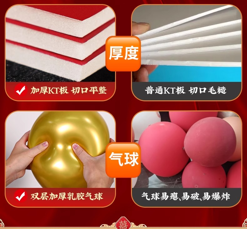 訂婚宴布置裝飾擺件全套kt板背景墻【定制不可退】