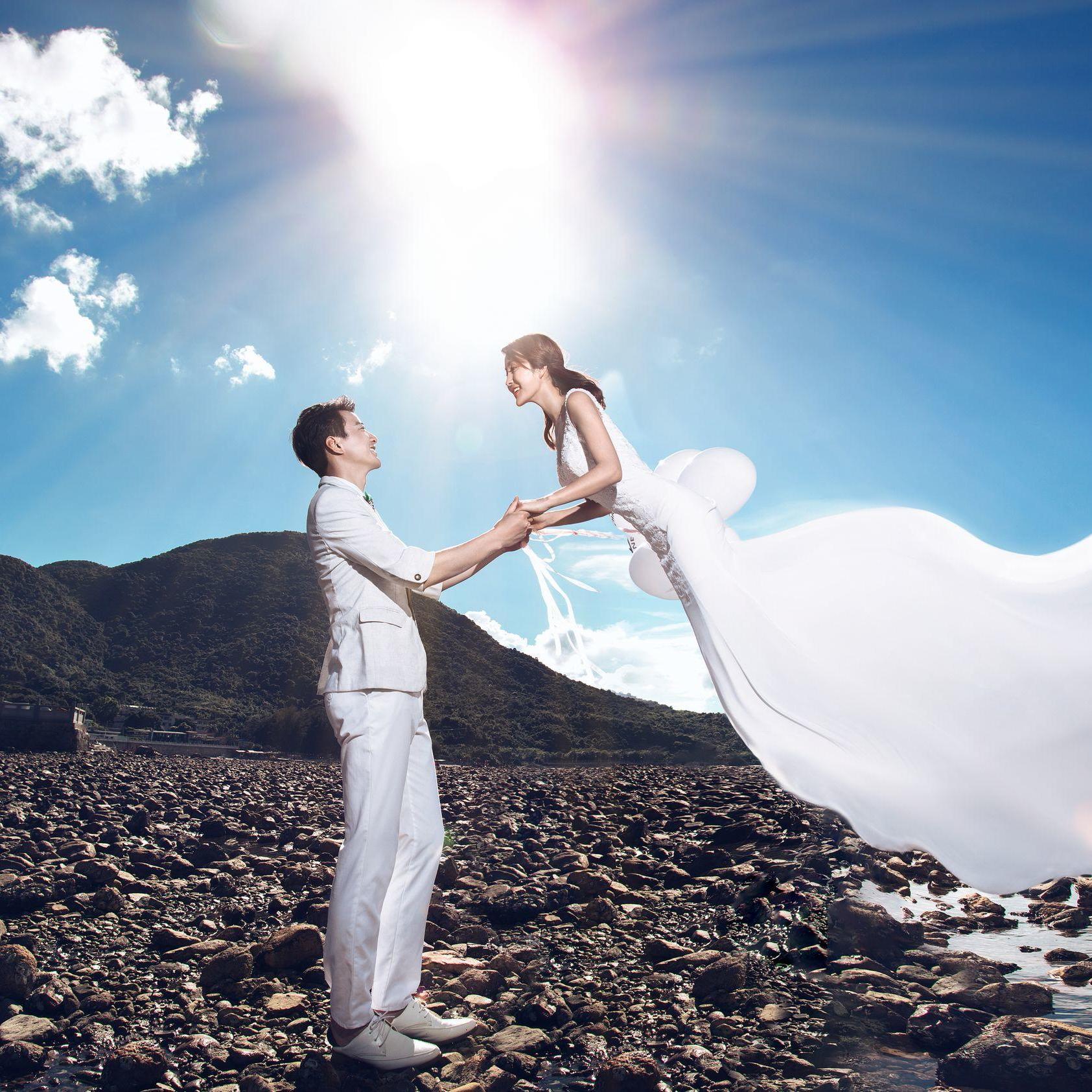 海滩风光——留住精彩瞬间，留传真爱百年