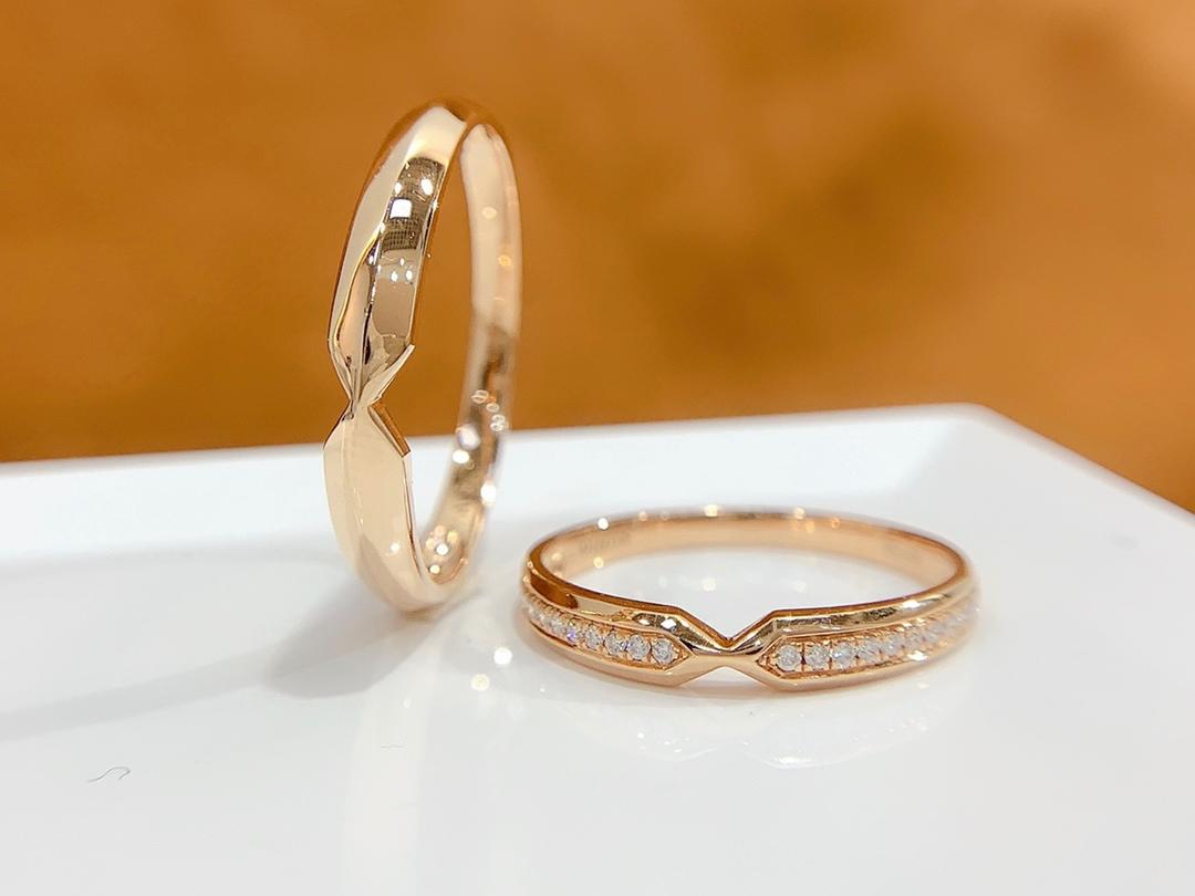 对戒【一见钟情】一件倾心 钻石定制