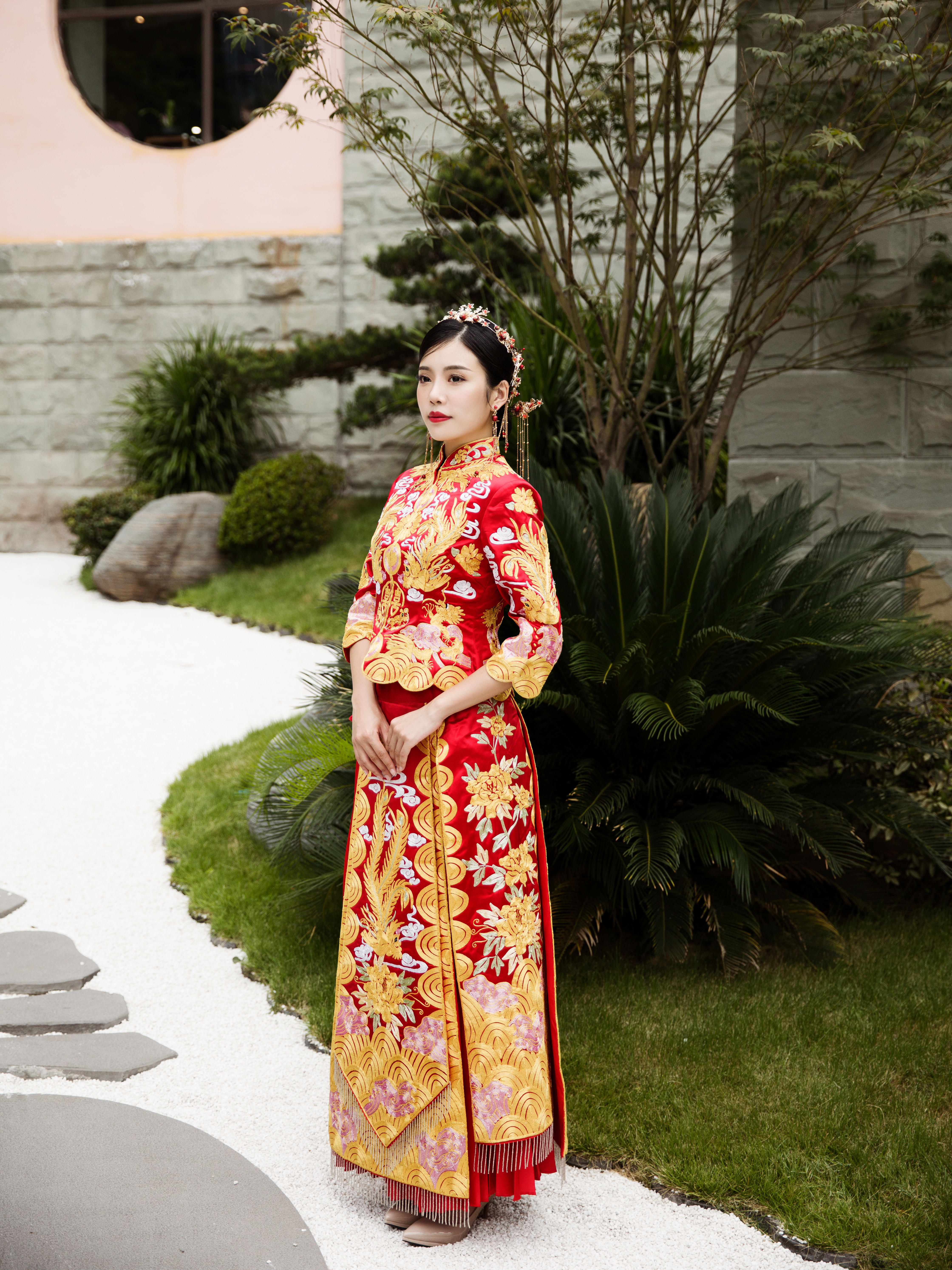 蘭羽婚纱【年末特惠】秀禾服马来褂中式婚纱