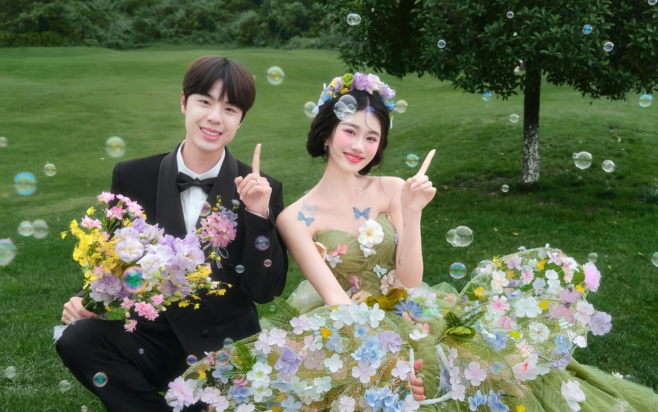 林间追光+故事感云景，每一帧都是浪漫名场面