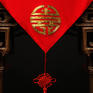 故宫宫廷文化 華芬 联合作品《大婚龙凤红盖头》
