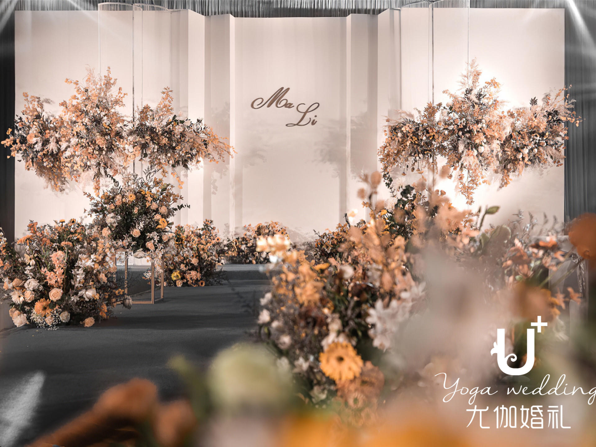 INS风白香槟色婚礼---《驻.心间》