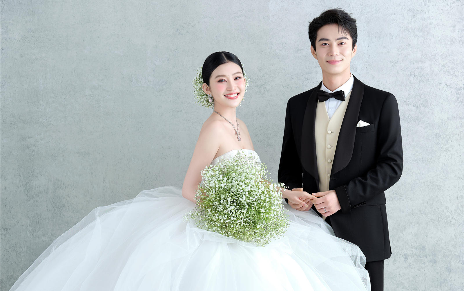 戳中了！滿天星婚紗照真的把浪漫拍成了韓劇名場面?