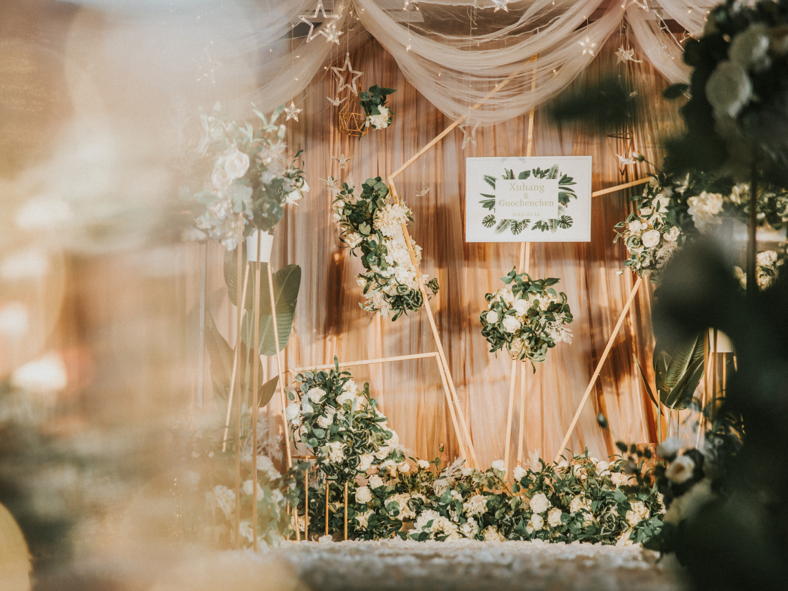 【烈焰鸟】香槟色小清新婚礼